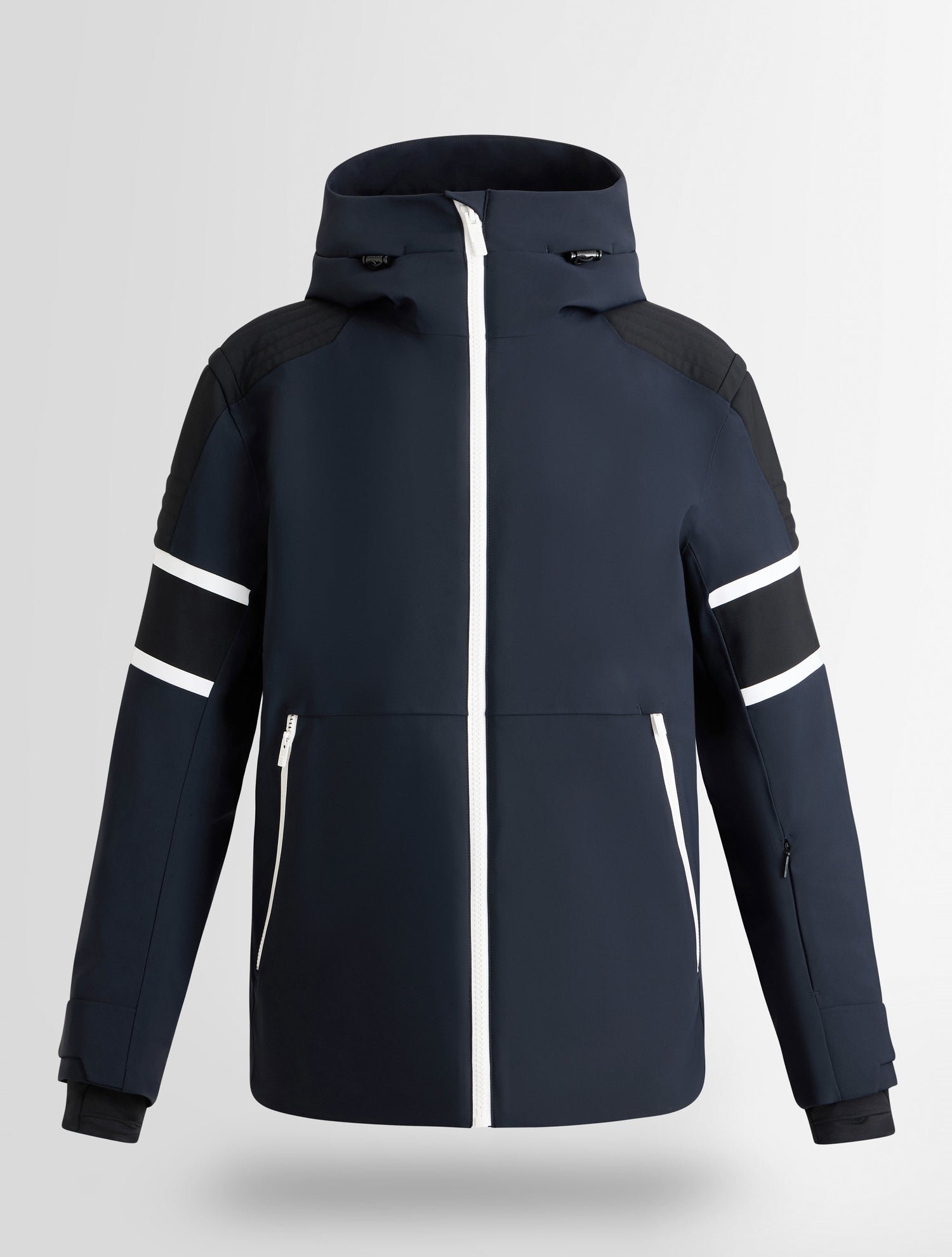 Veste de ski amwo col capuche coupe regular FUSALP Bleu