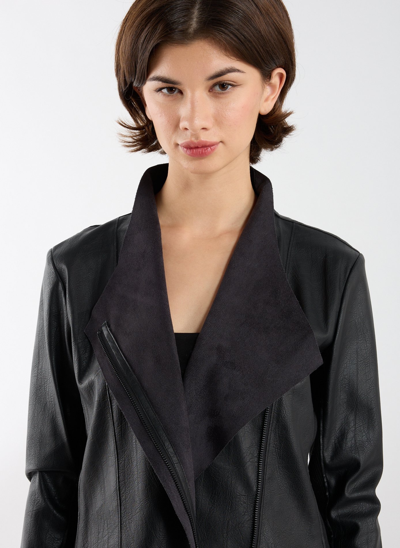 Veste asymétrique ADOLFO DOMINGUEZ Noir