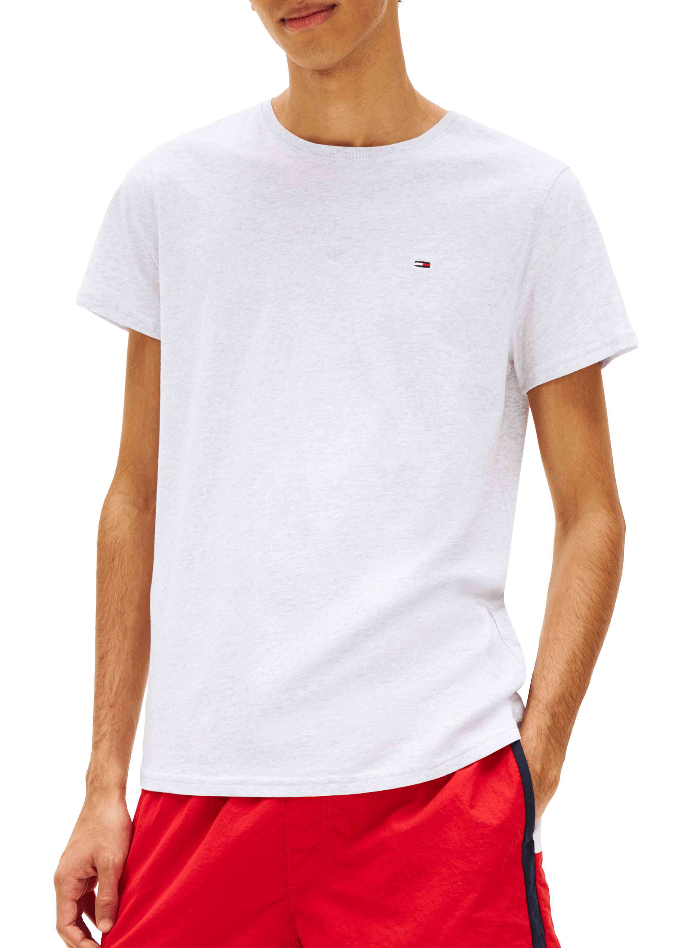 T-shirt en coton  TOMMY HILFIGER Gris
