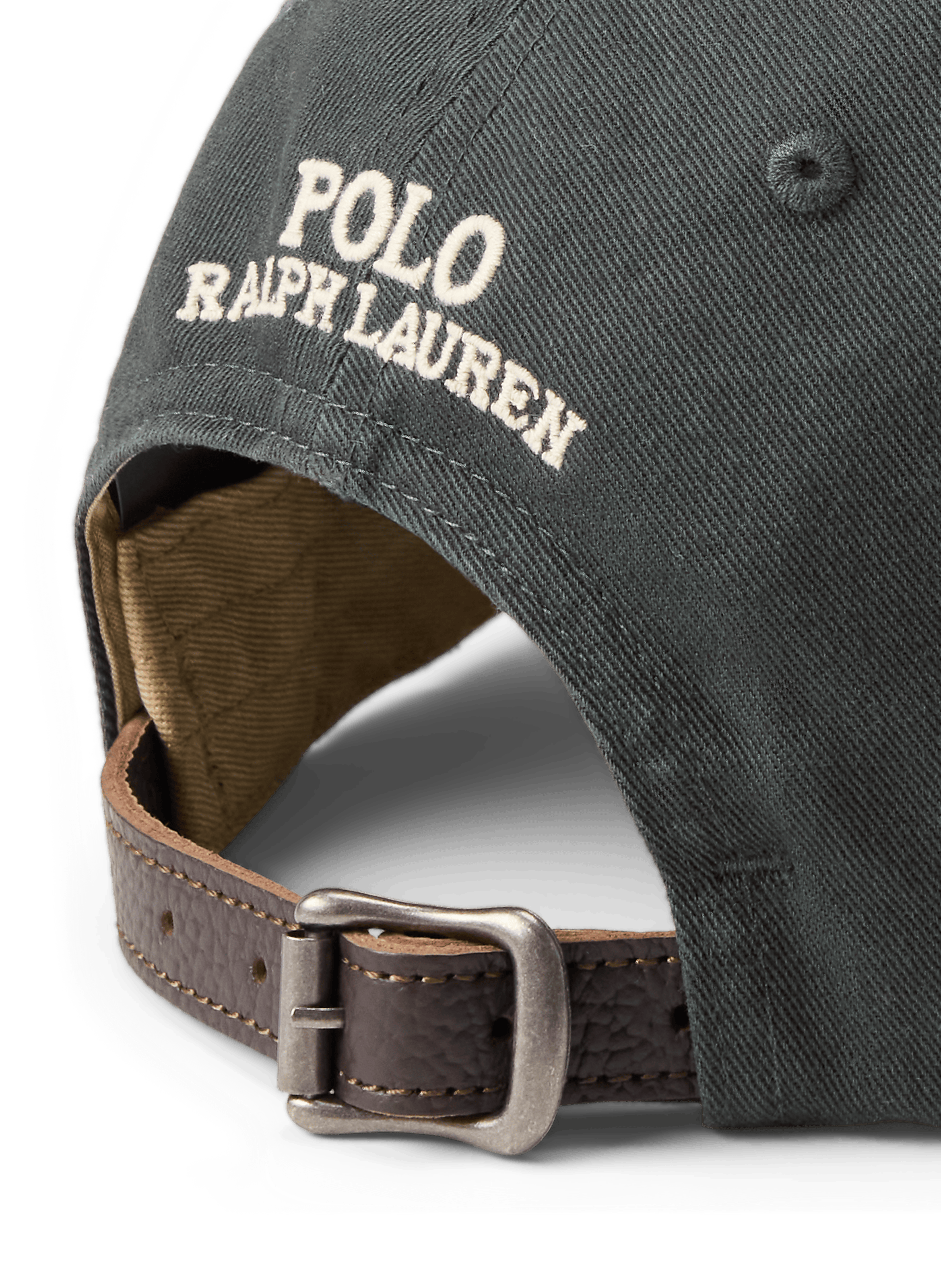 Casquette brodée Polo Bear en coton POLO RALPH LAUREN Gris