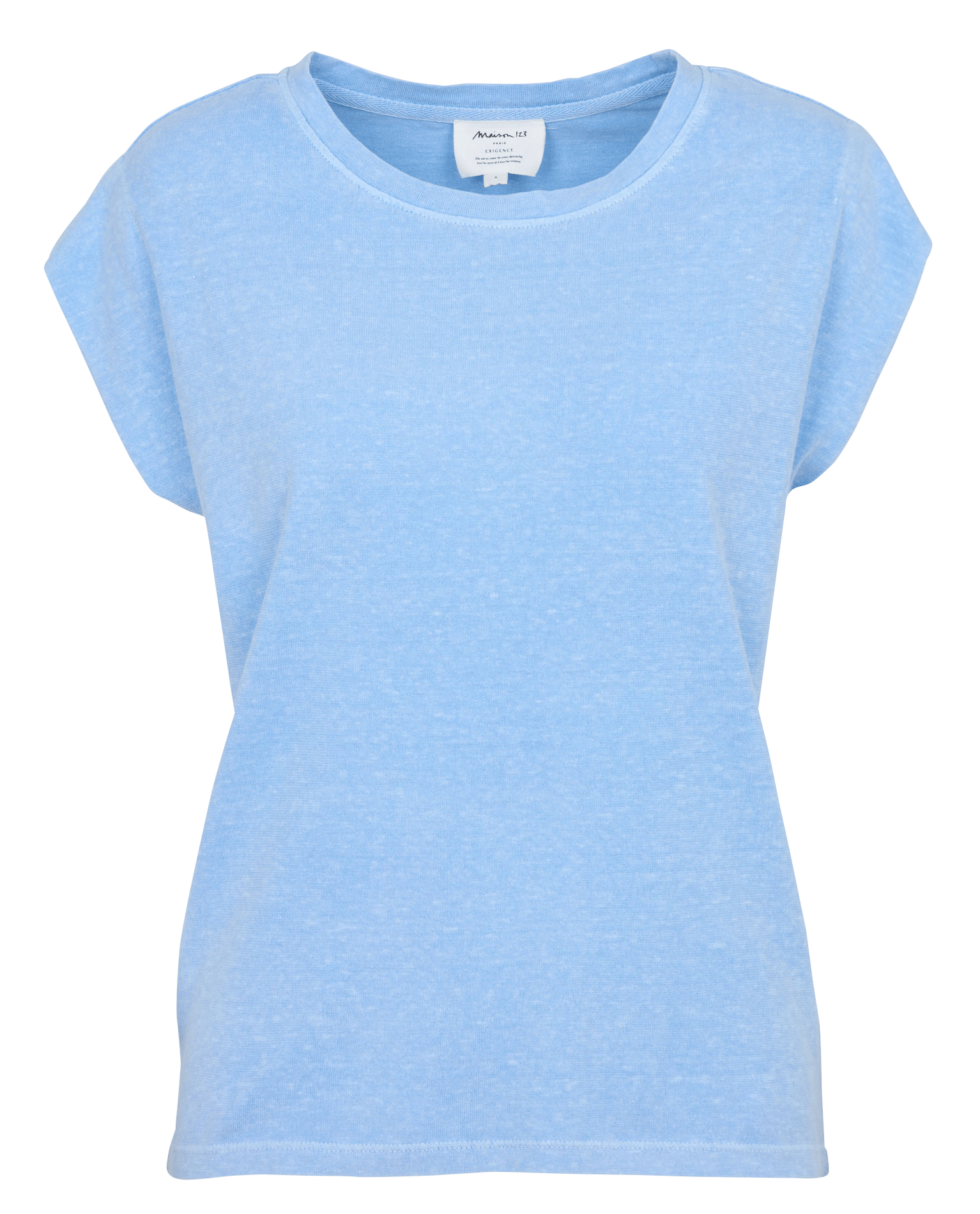 Tee-shirt col rond loic MAISON 123 Bleu