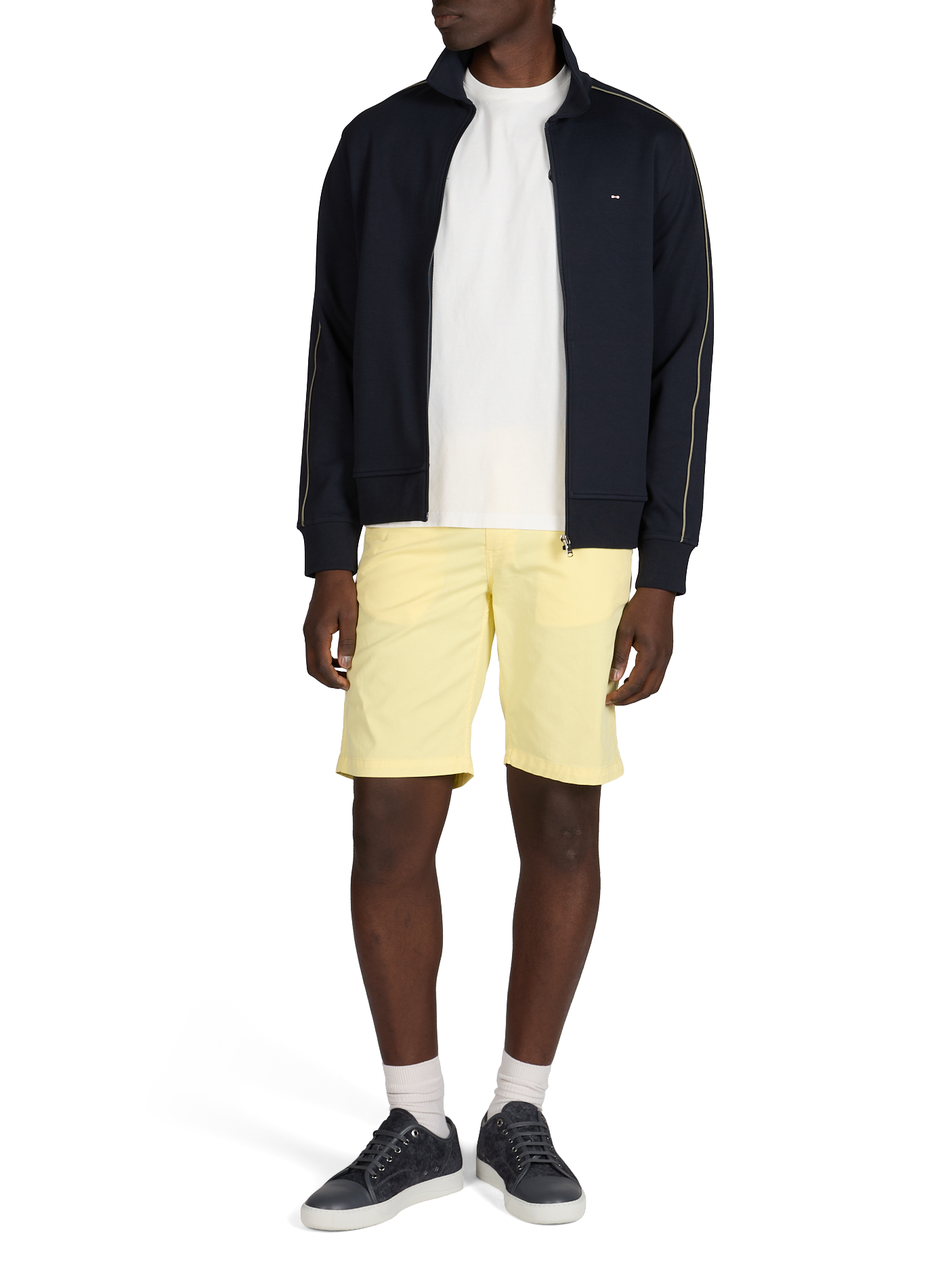 Gilet col montant zippé uni EDEN PARK Bleu