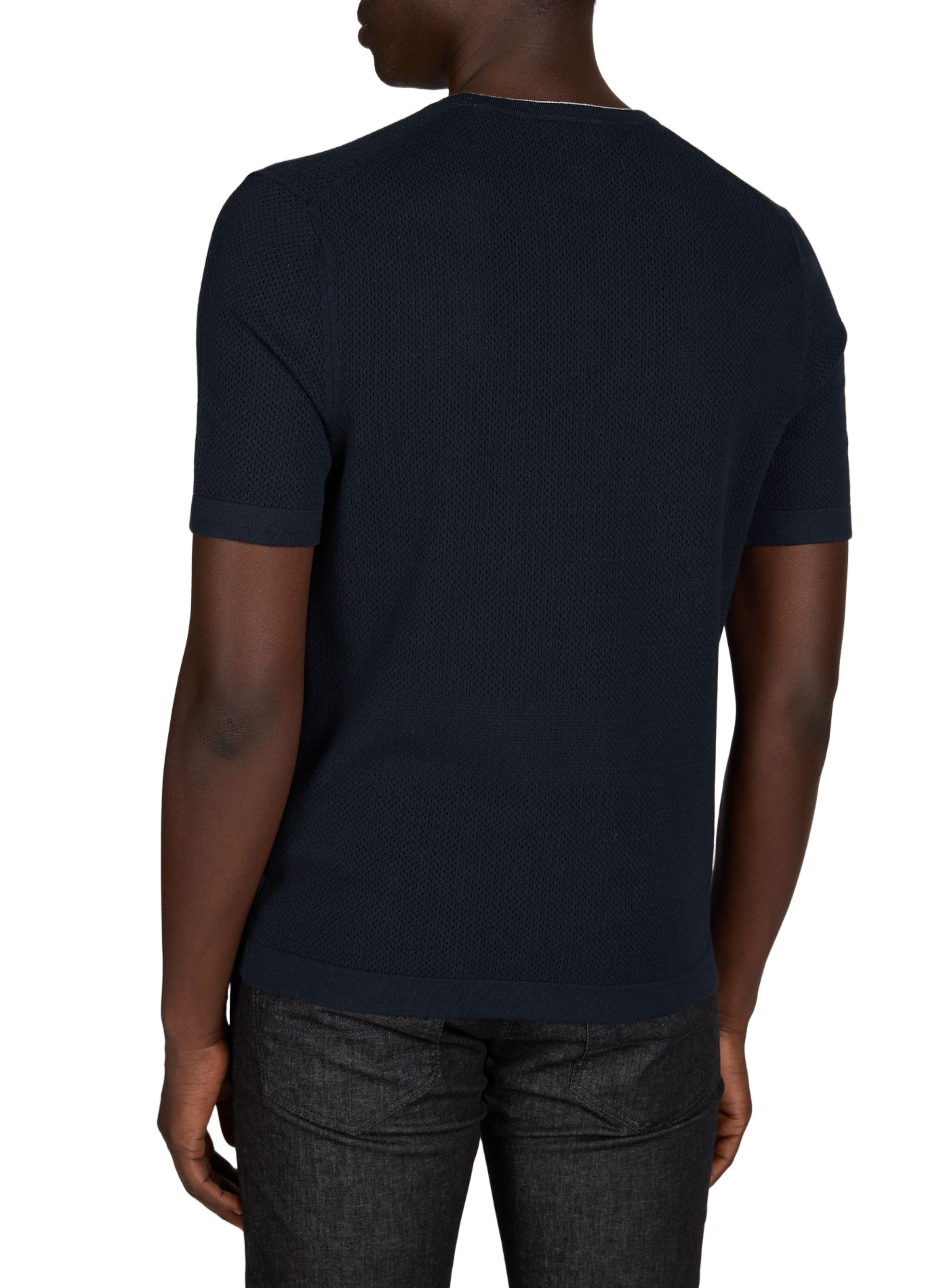 Maglia in maglia di cotone misto PIERRE CARDIN Blu