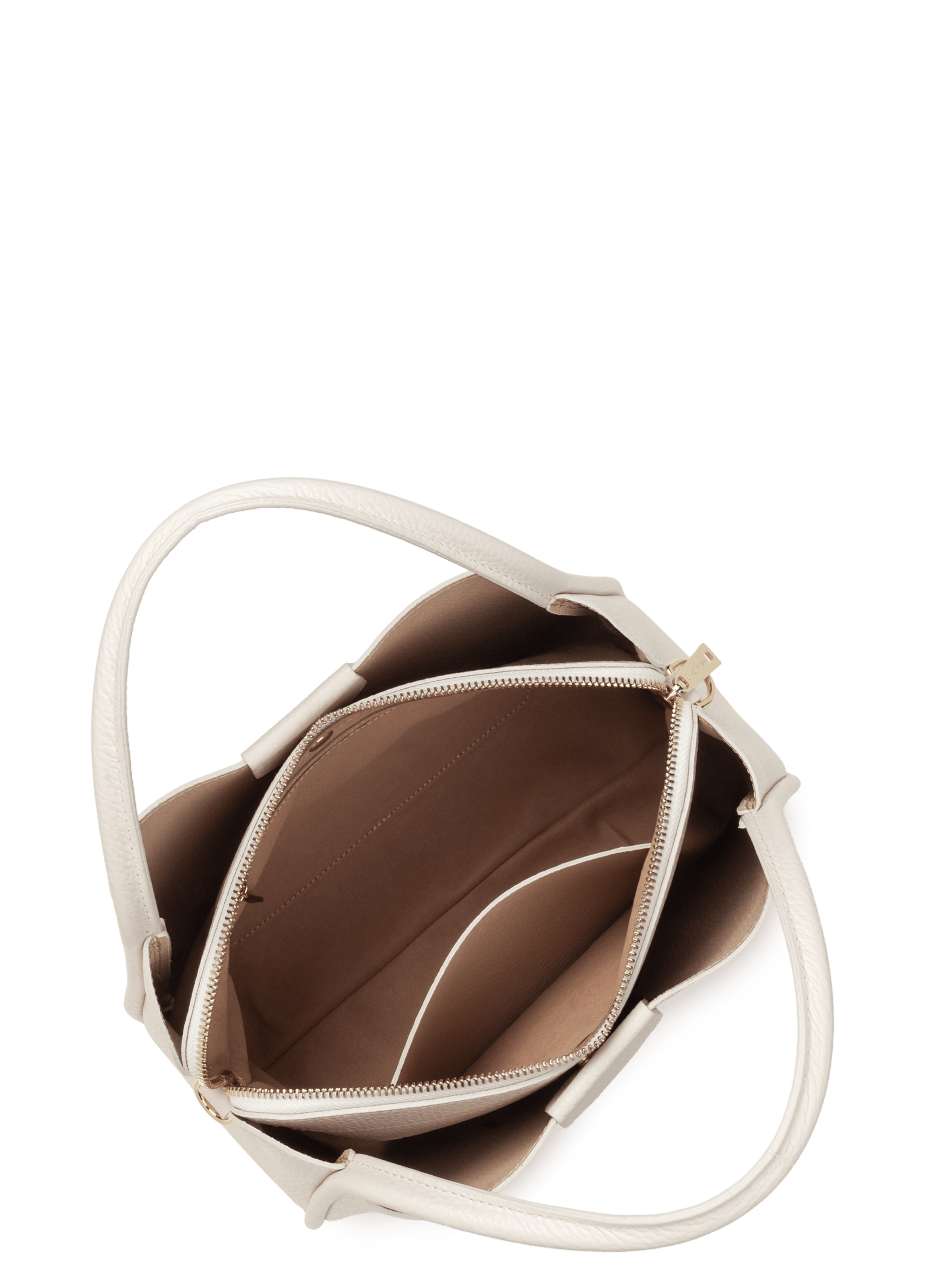 M handbag - ida double LANCASTER White