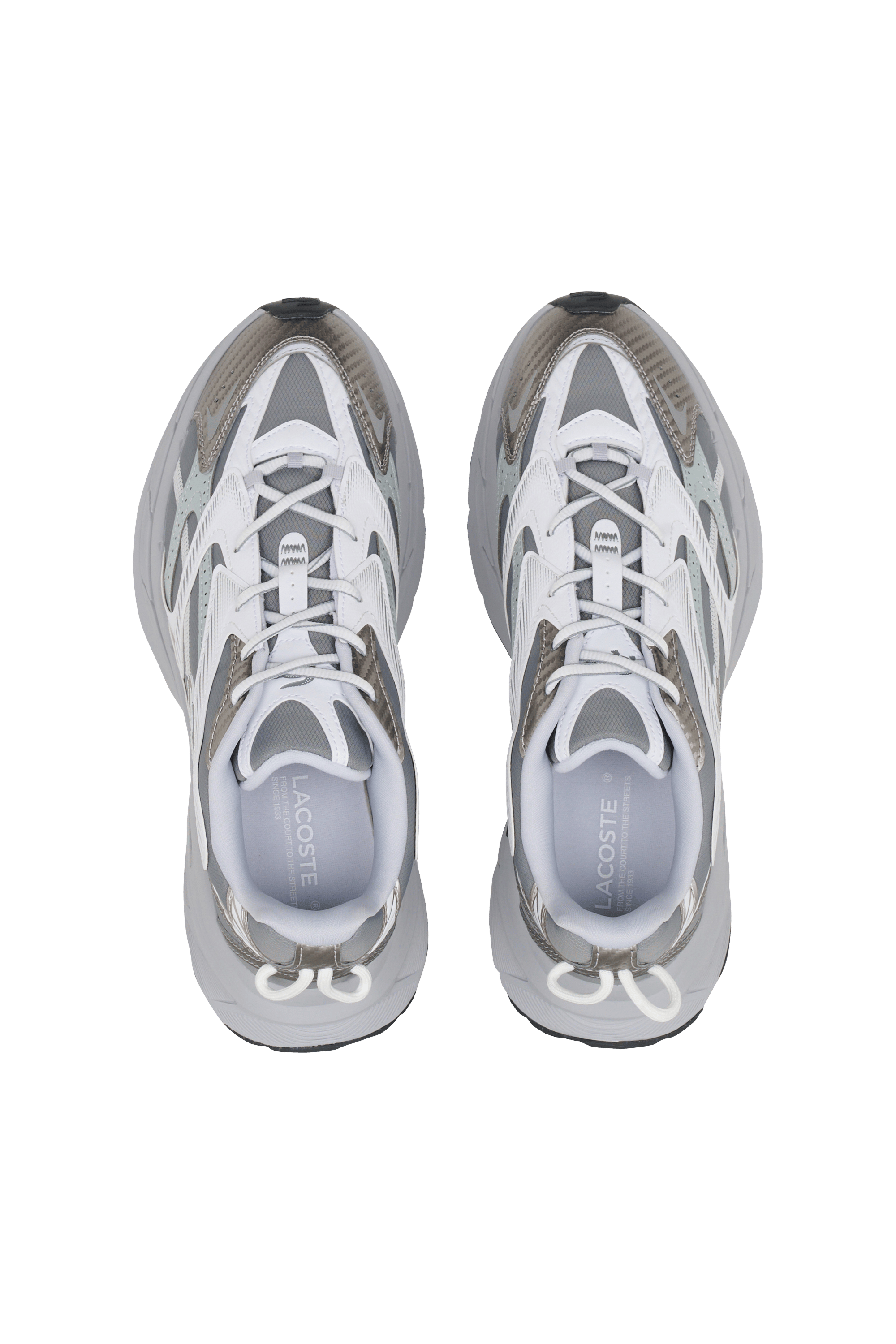 Baskets l003 neo shot LACOSTE Argent