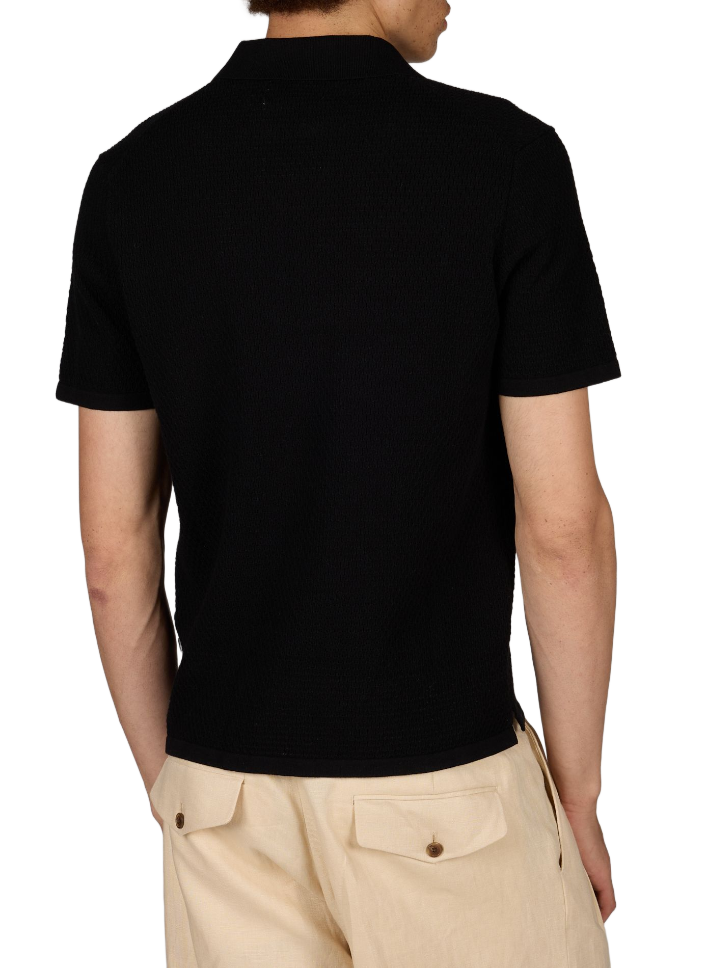 Regular-fit polo NN.07 Black