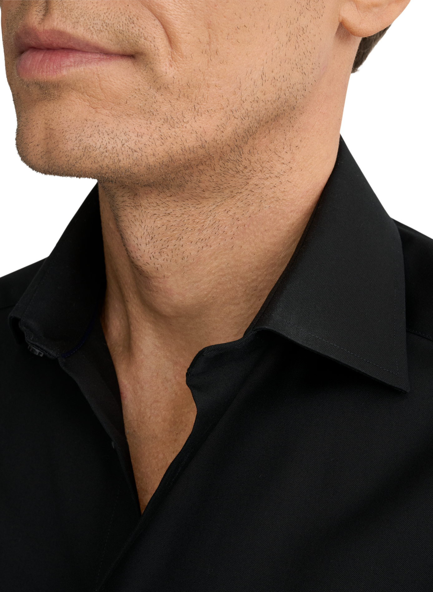 Cotton shirt ETON Black