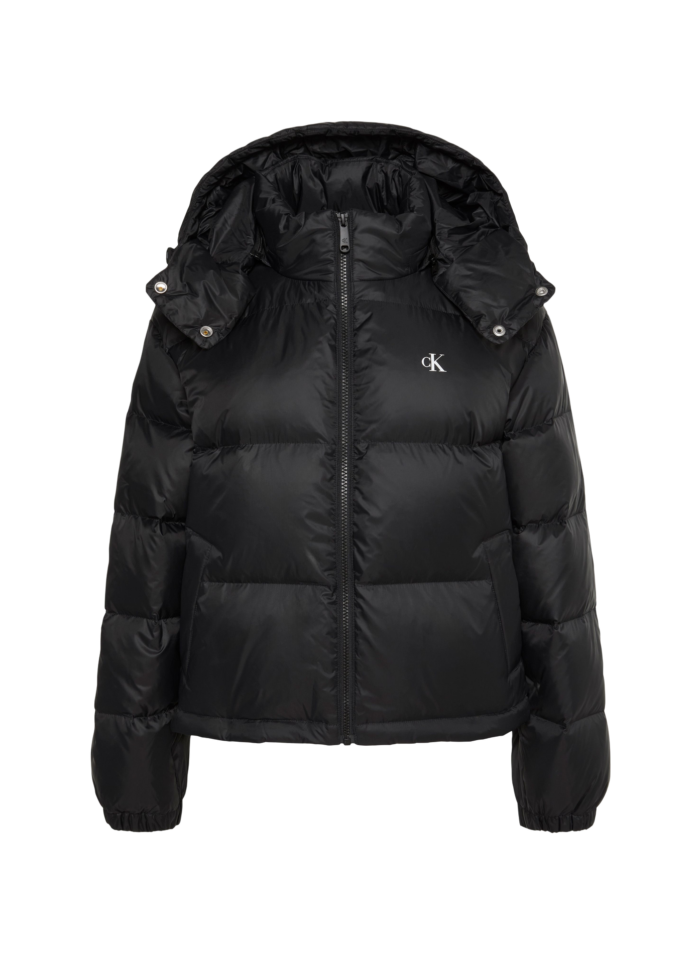 Quilted hooded Down jacket CALVIN KLEIN Black