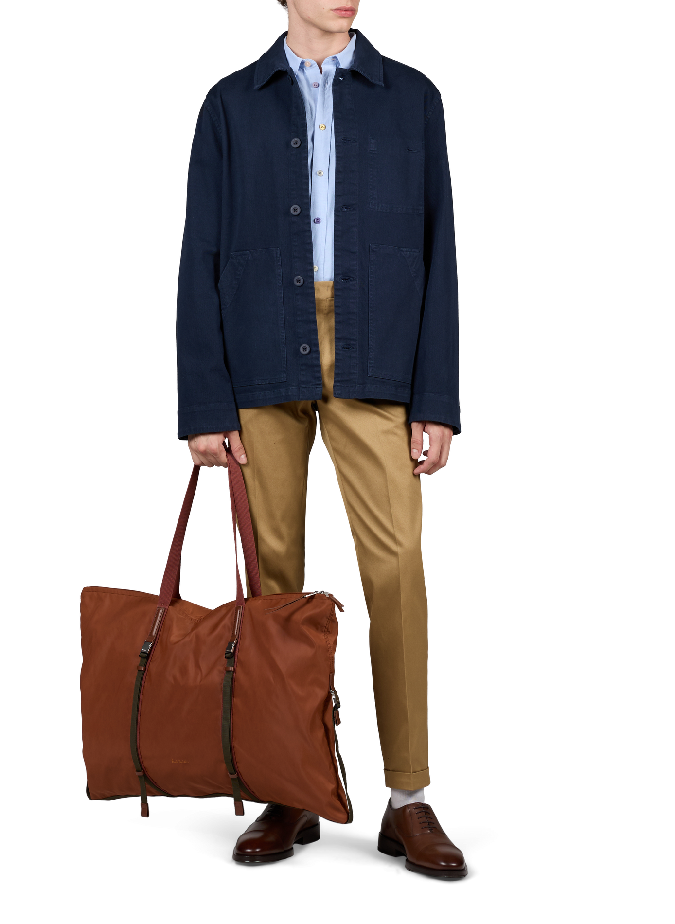 Sac de voyage à détails boucles et logo brodé PAUL SMITH Rouge