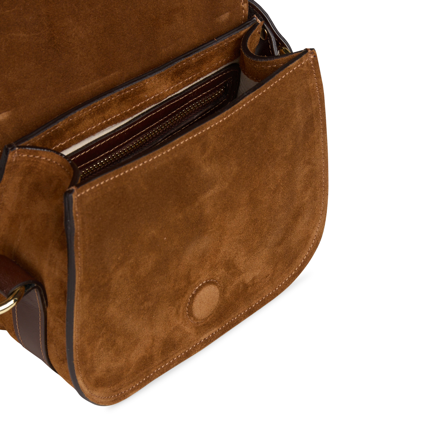 Sac bandoulière en cuir victor MAISON 123 Beige