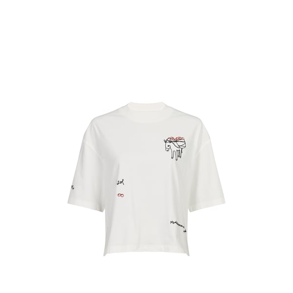Veste col rond en coton Veste col rond en coton