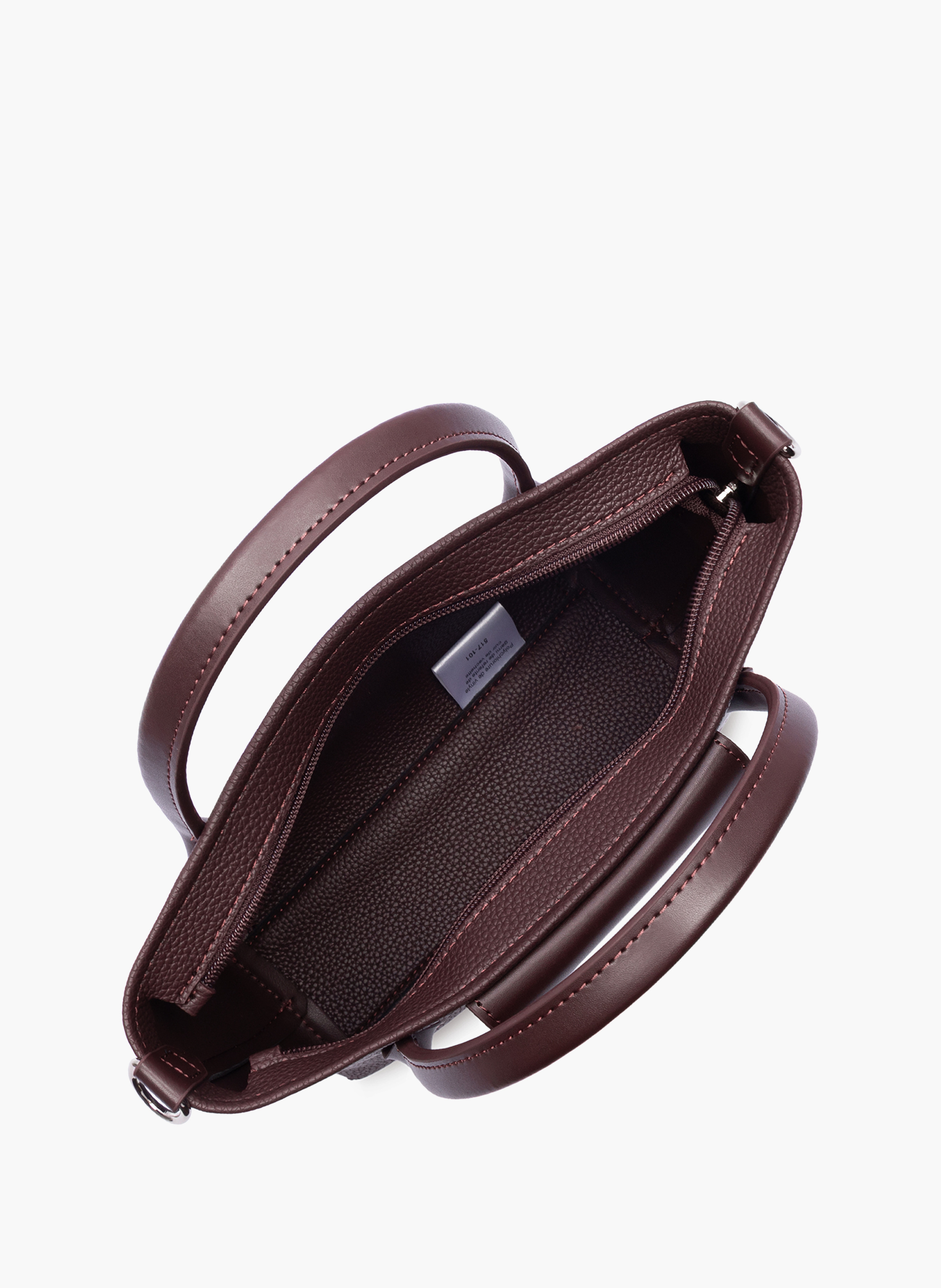 Sac cabas main - maya double kba LANCASTER Rouge