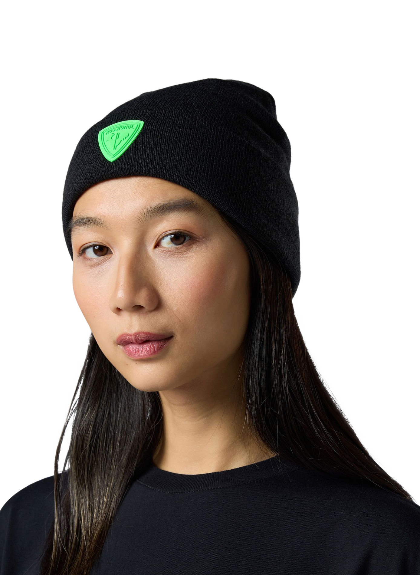 Rippstrickmütze ROSSIGNOL Schwarz