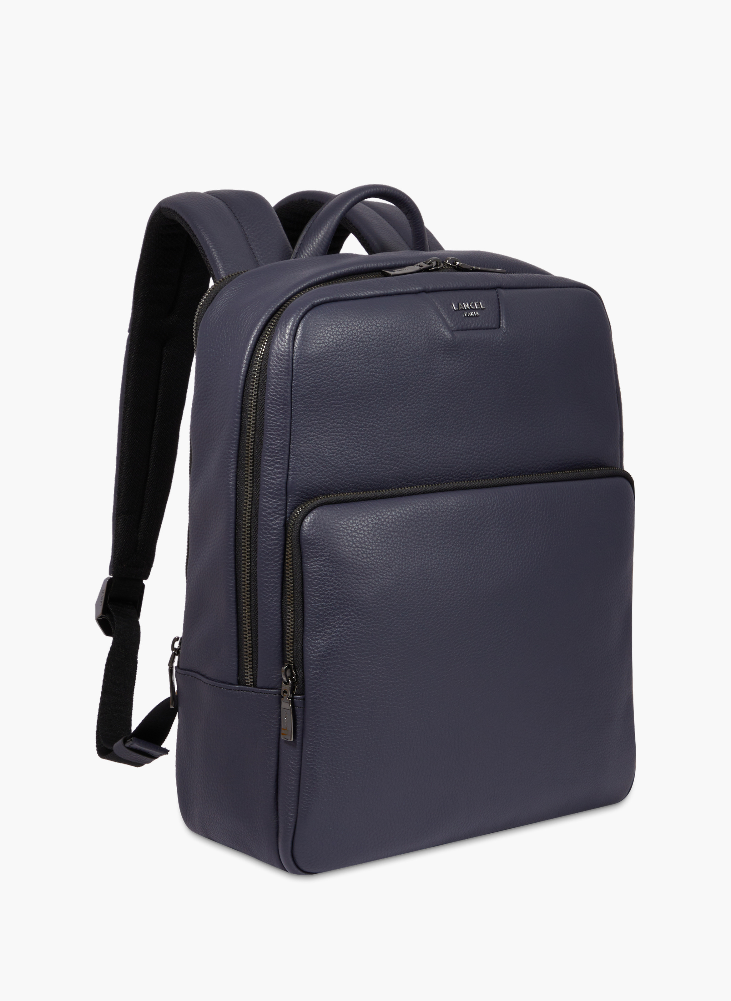 Rugzak zoals die van Lancel in leer LANCEL Blauw