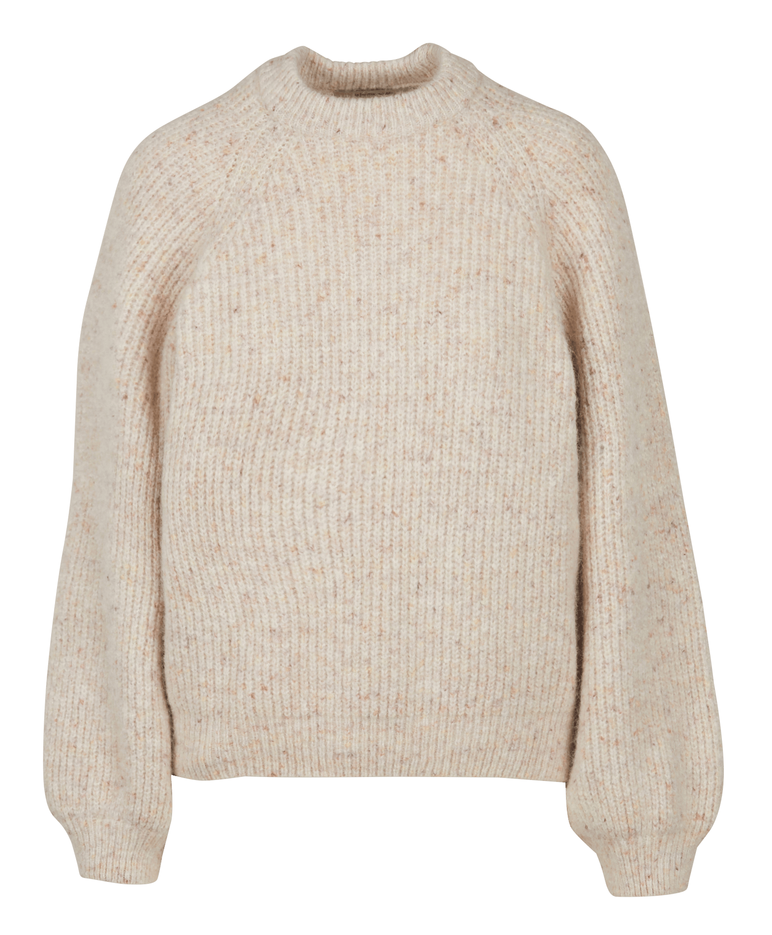 Trui met lange mouwen en logo LA FEE MARABOUTEE Beige