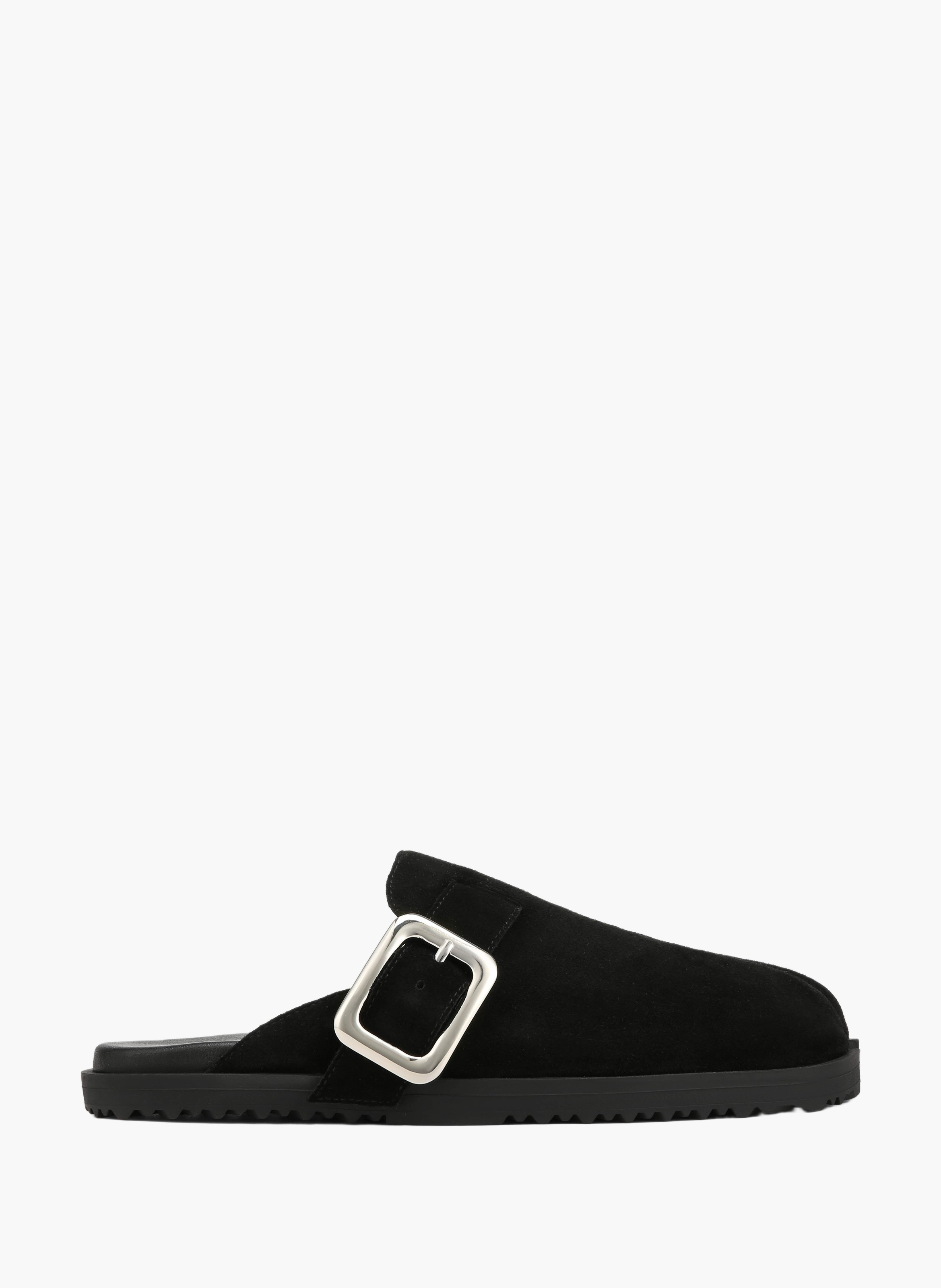 Mules lola en daim NAKED WOLFE Noir
