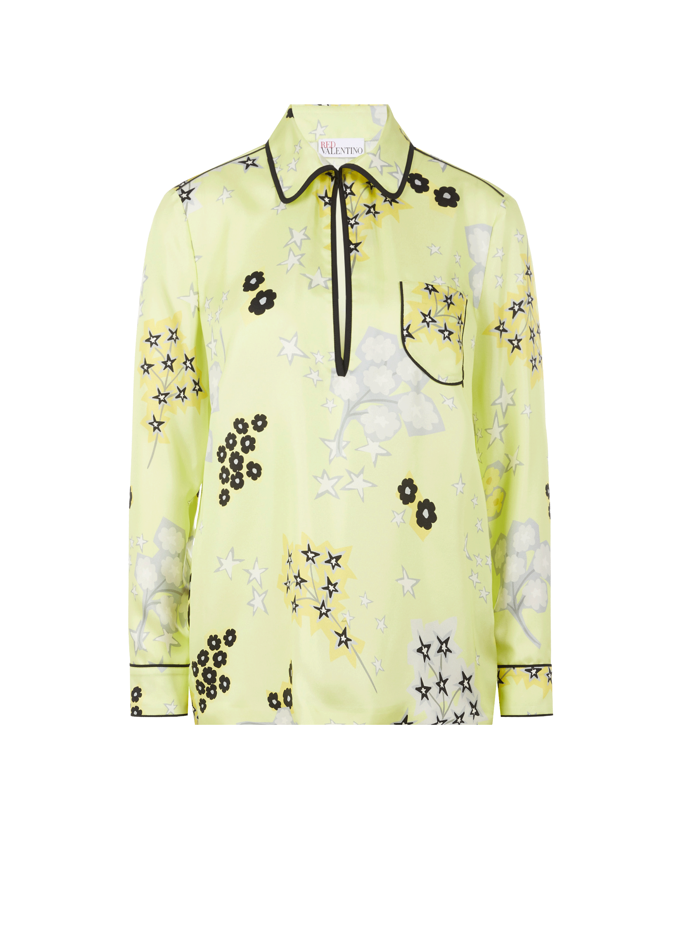 Chemisier en soie à motif