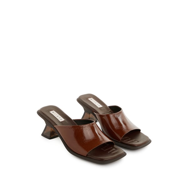 Mules Synthia en cuir