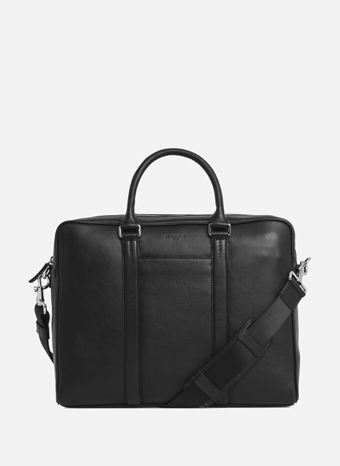 Black leather briefcaseLE TANNEUR 