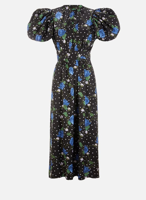 Robe midi à motif ROTATE Robe midi à motif ROTATE