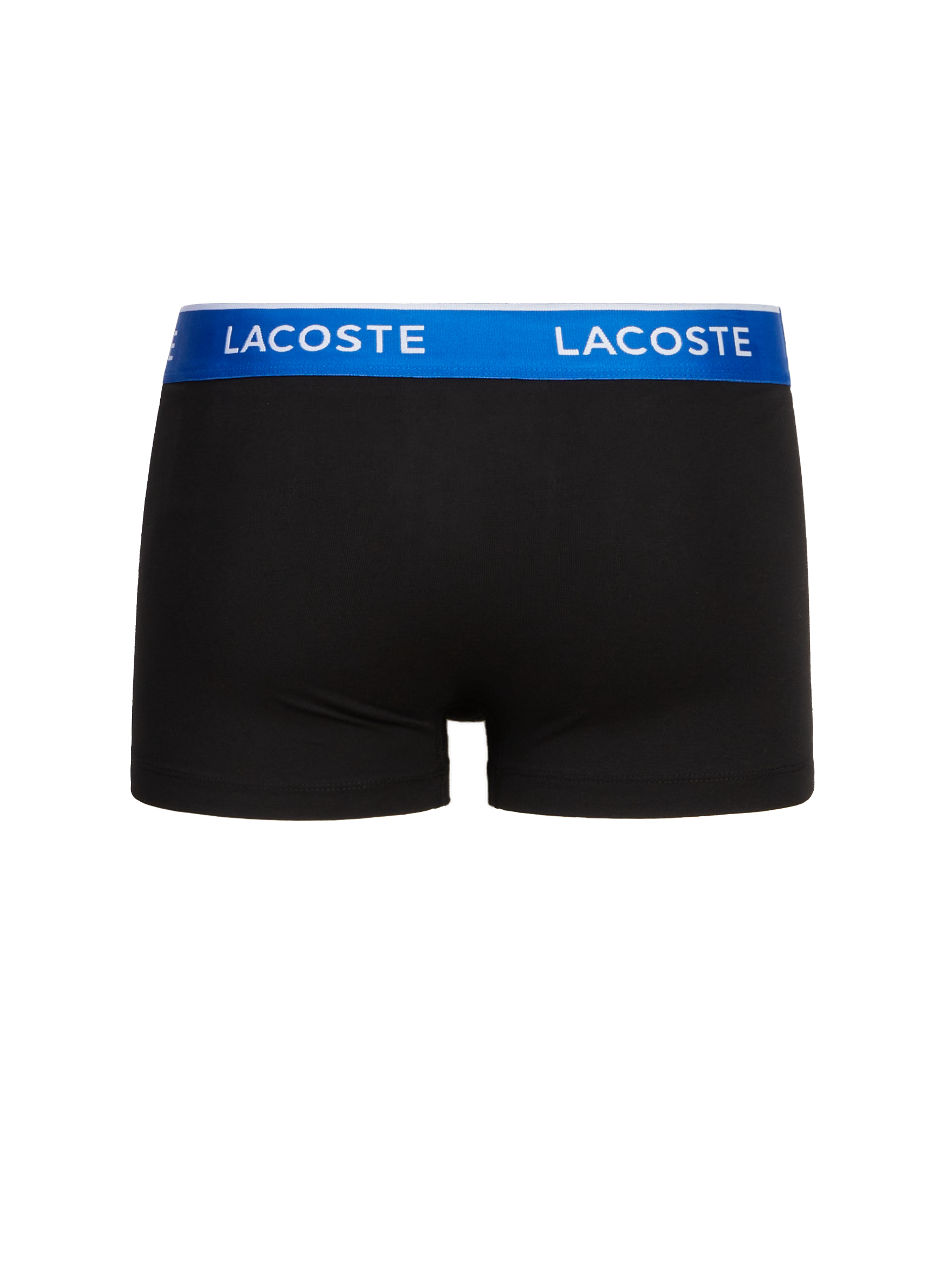 Lot de 3 boxers en coton mélangé LACOSTE Noir