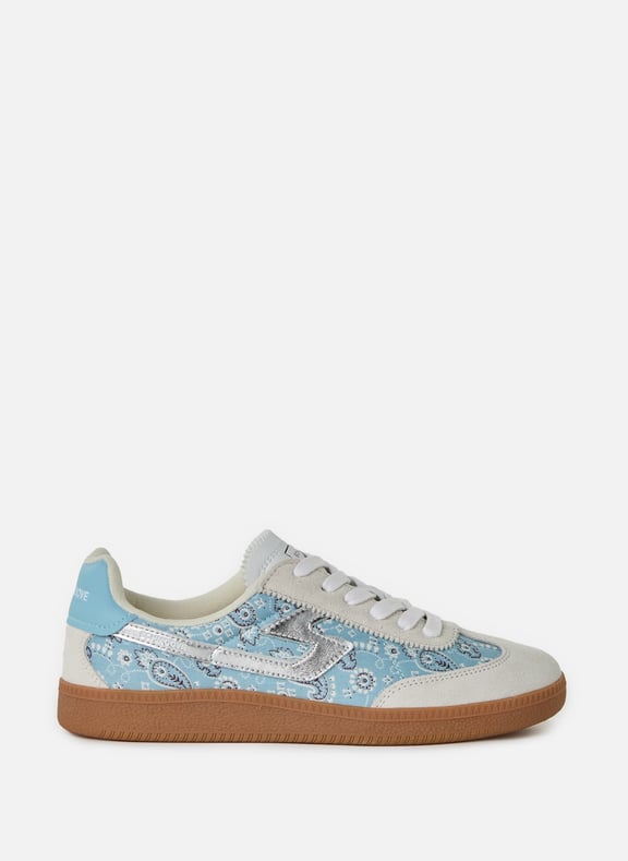 Printed leather and cotton sneakers SCHMOOVE Printed leather and cotton sneakers SCHMOOVE