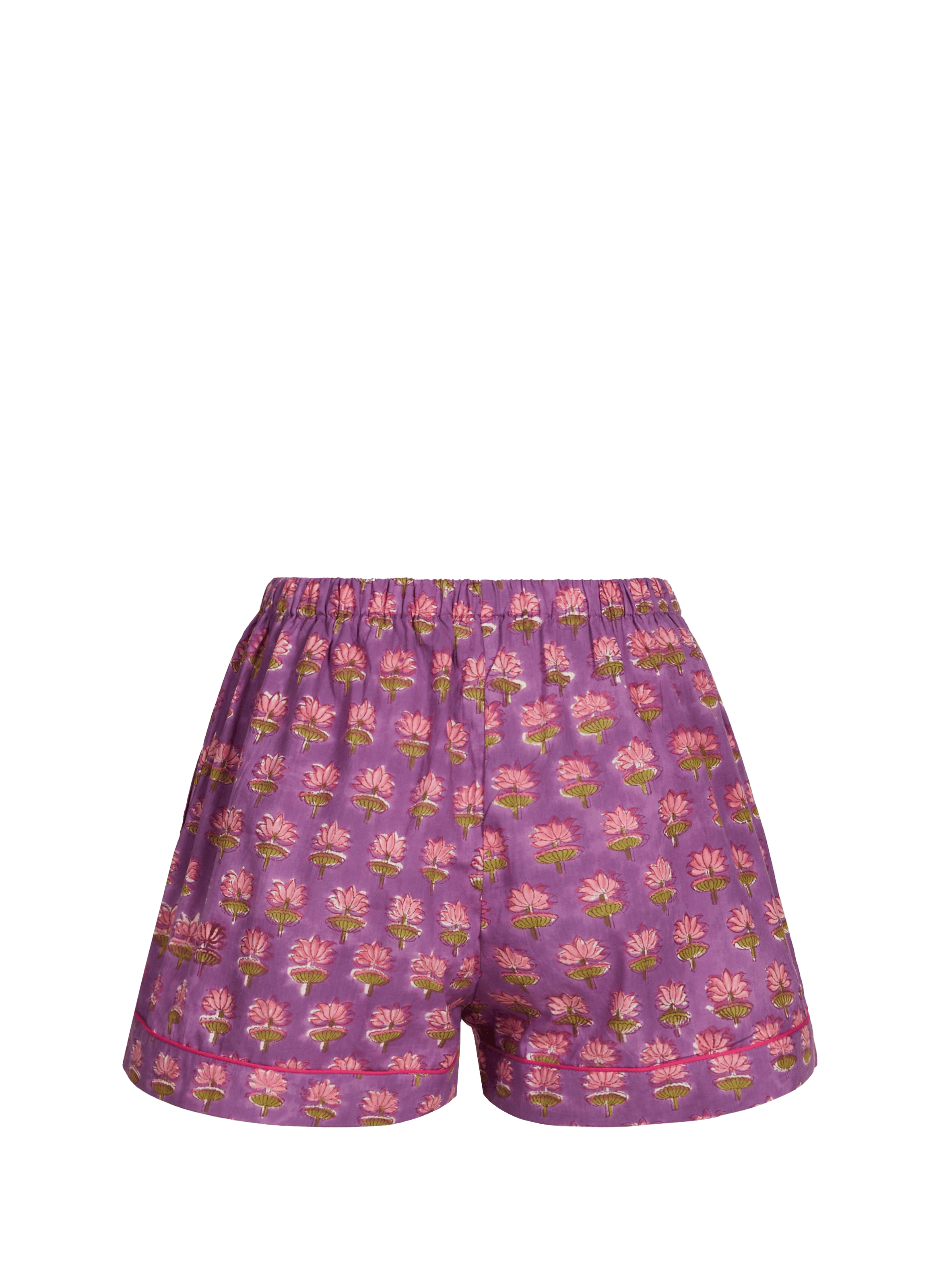 Printed cotton pyjama set GERMAINE DES PRÉS Purple