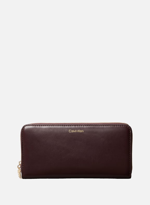 Portefeuille en cuir Rouge by CALVIN KLEIN CALVIN KLEIN Portefeuille en cuir Rouge