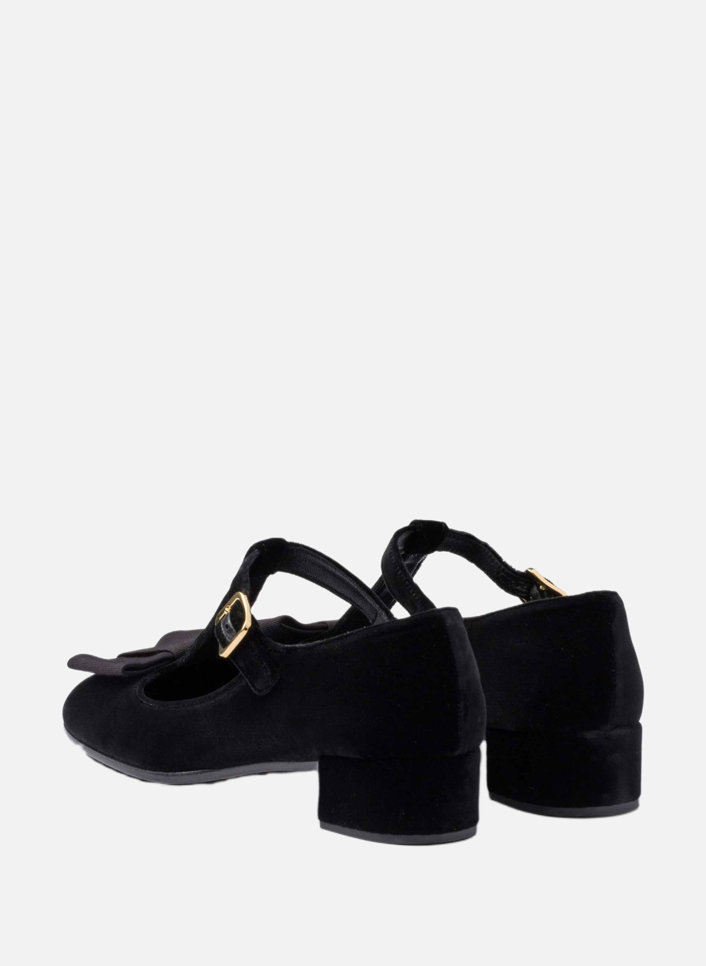 Escarpins en velours PRADA Noir