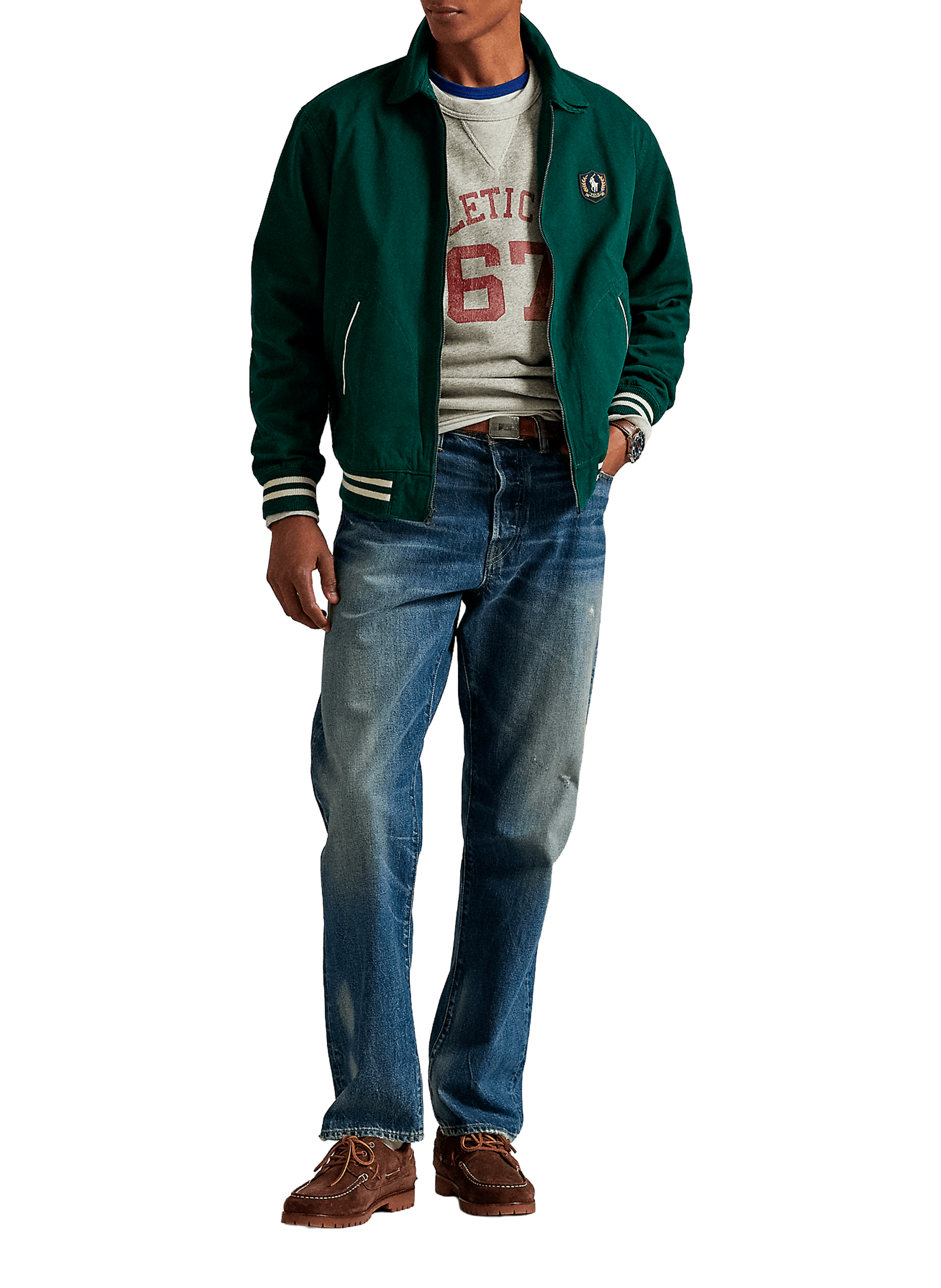 Cotton jacket POLO RALPH LAUREN Green