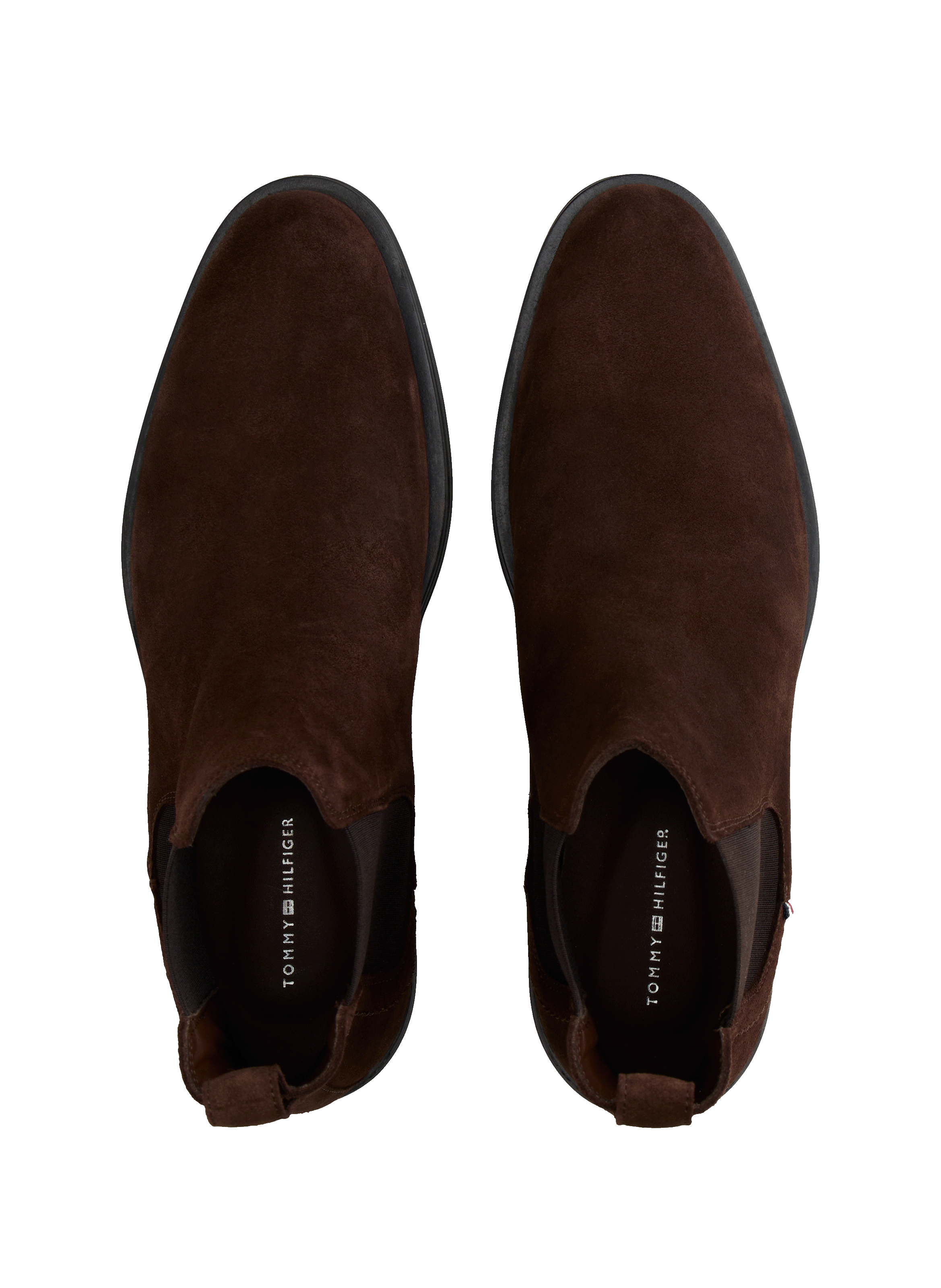 Ankle boots with silver tips TOMMY HILFIGER Brown