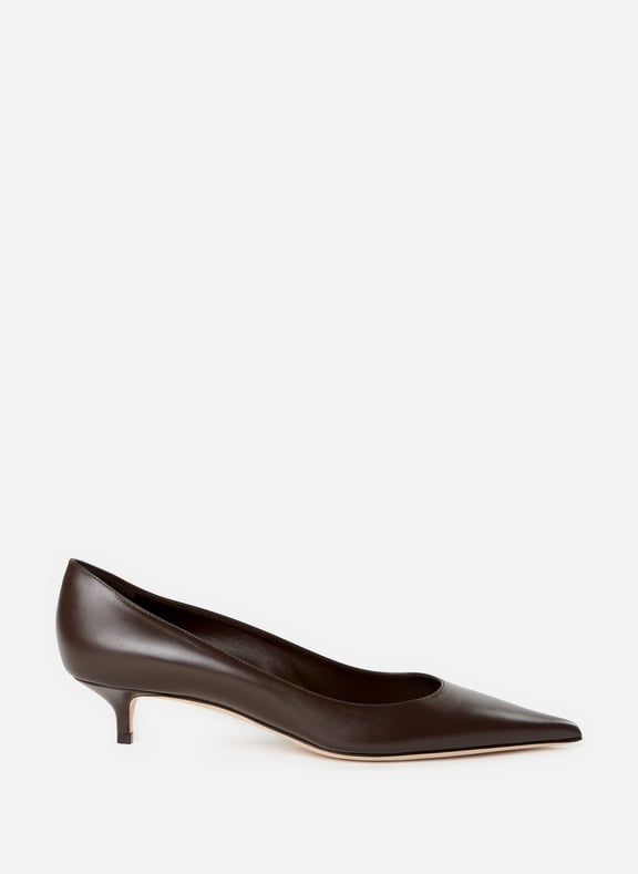 Escarpins unis en cuir Marron by JIMMY CHOO JIMMY CHOO Escarpins unis en cuir Marron