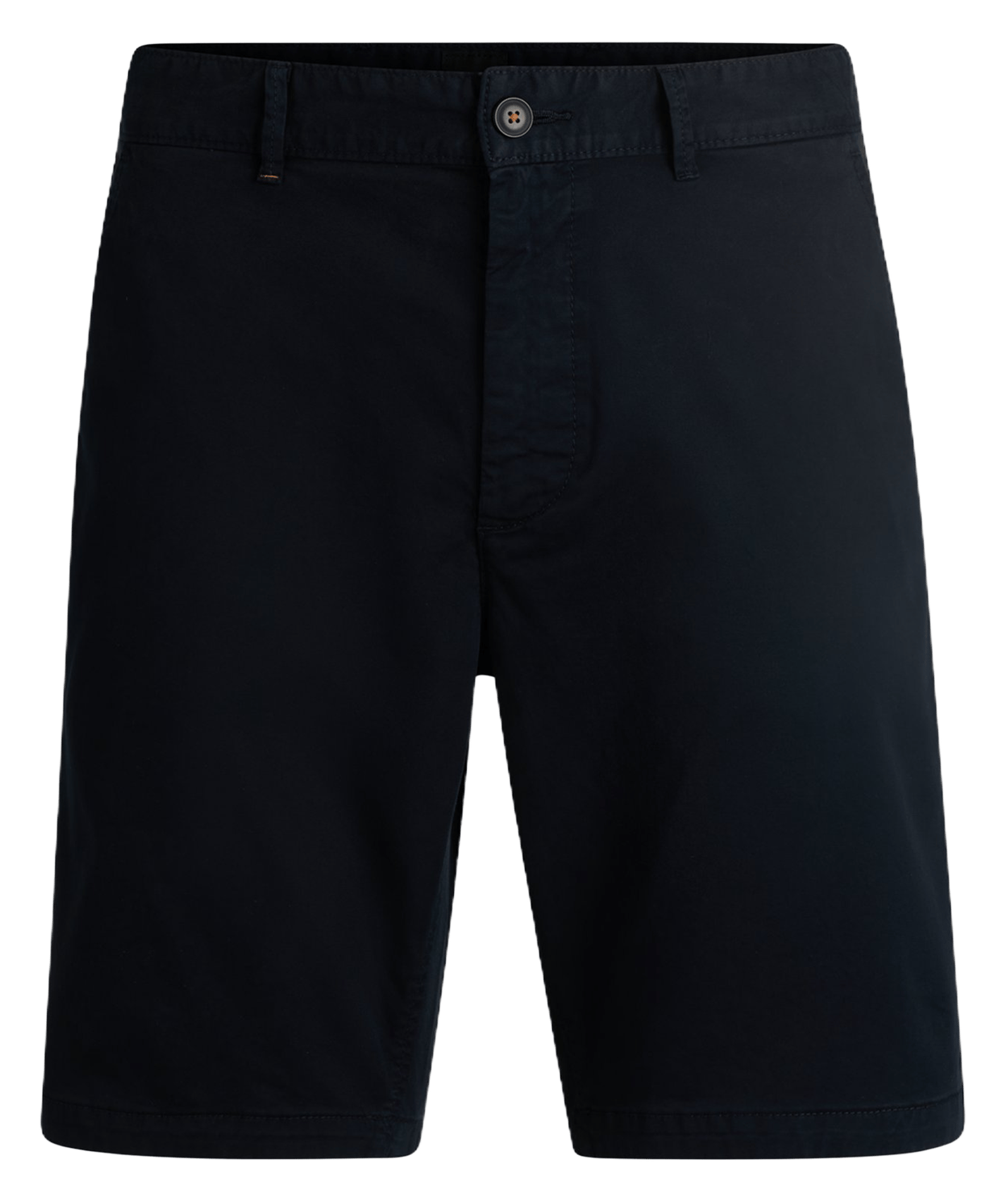 Short droit en coton mélangé BOSS Bleu