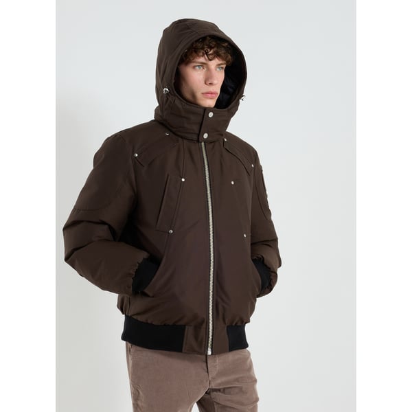 Moose Knuckles Parka Droite À Capuche Original Ballistic In Brown