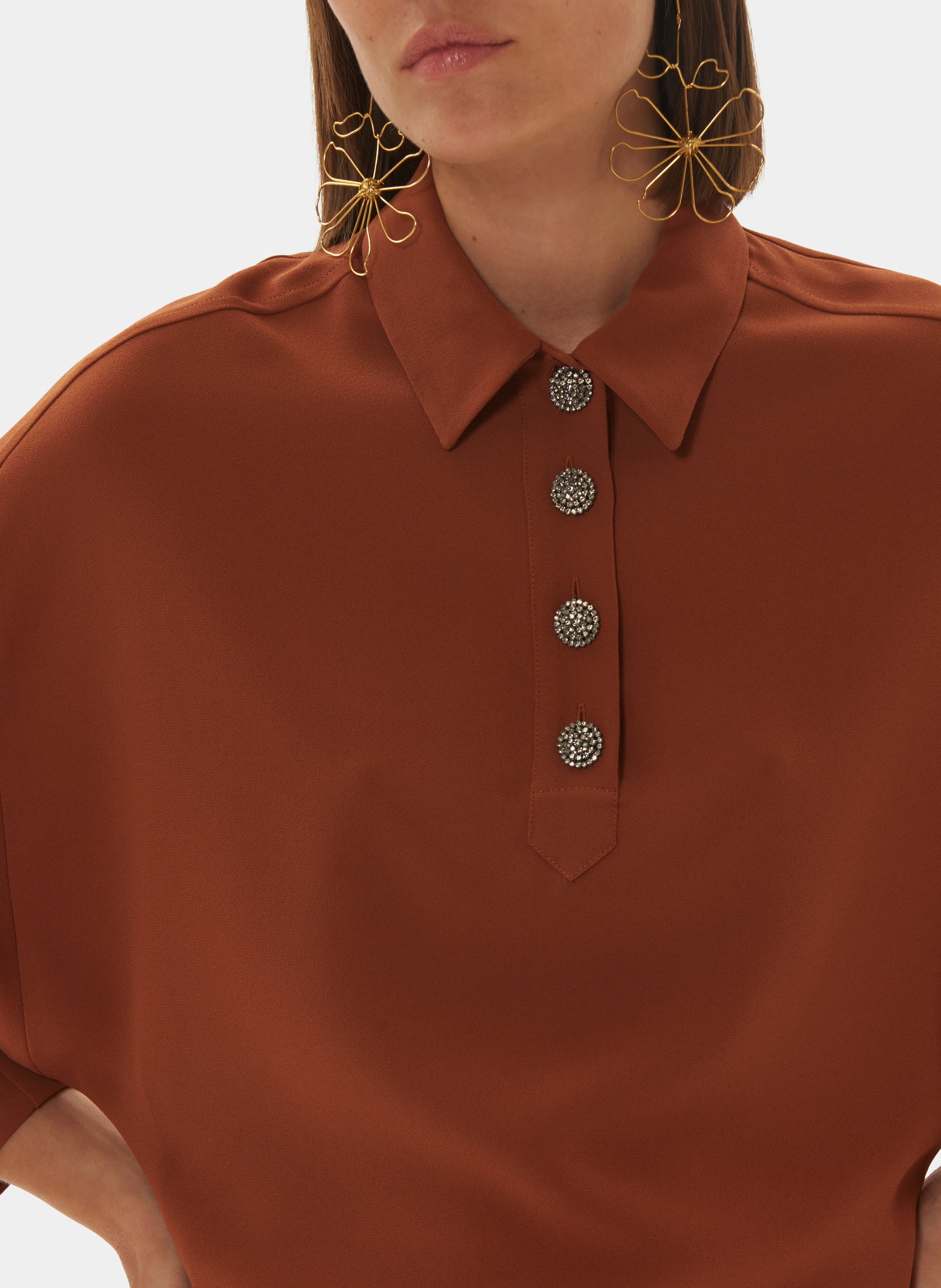 Robe reva TARA JARMON Marron