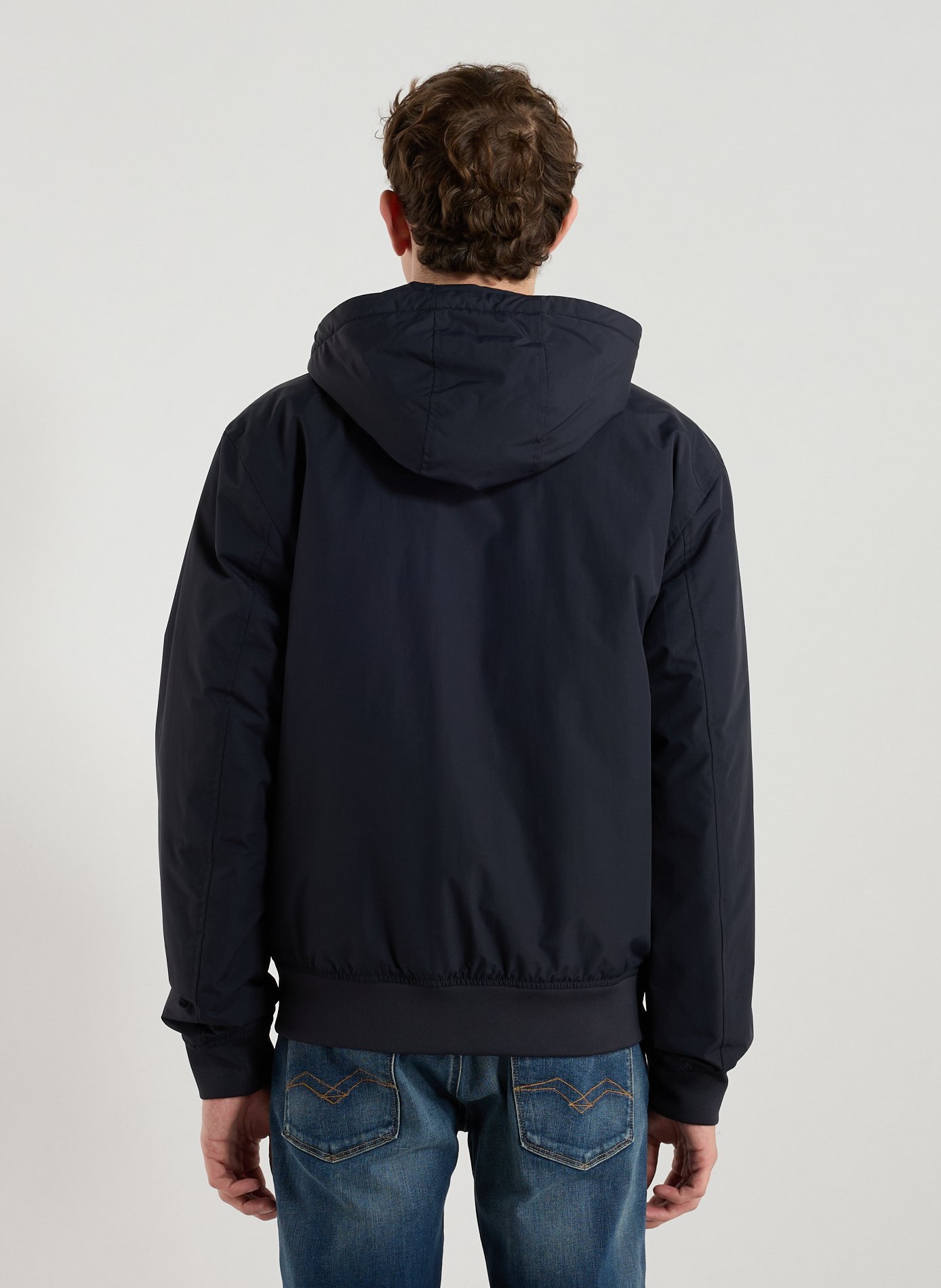 Hooded Jacket FRED PERRY Blue