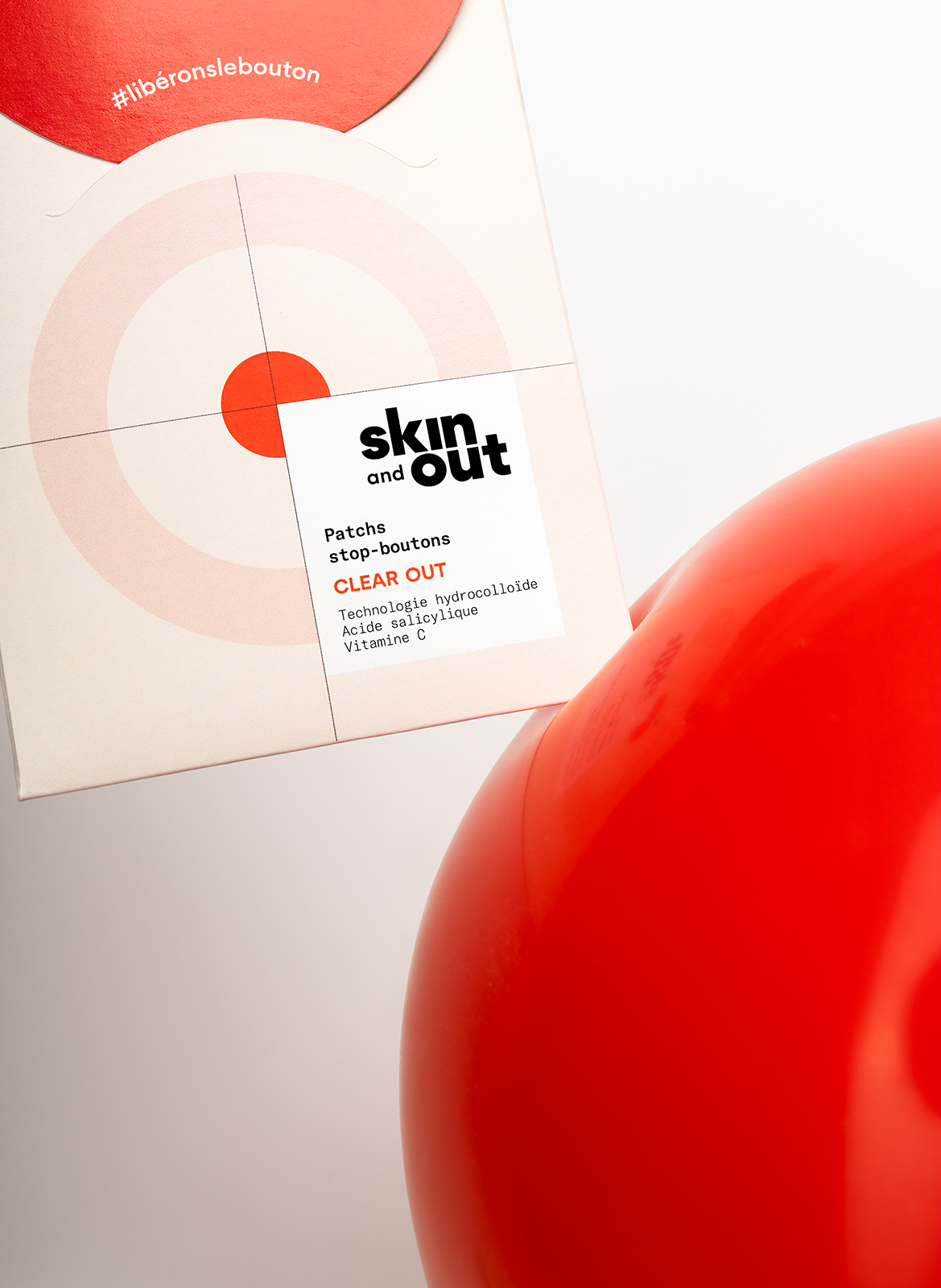 Patchs Stop Boutons x46 SKIN & OUT No color