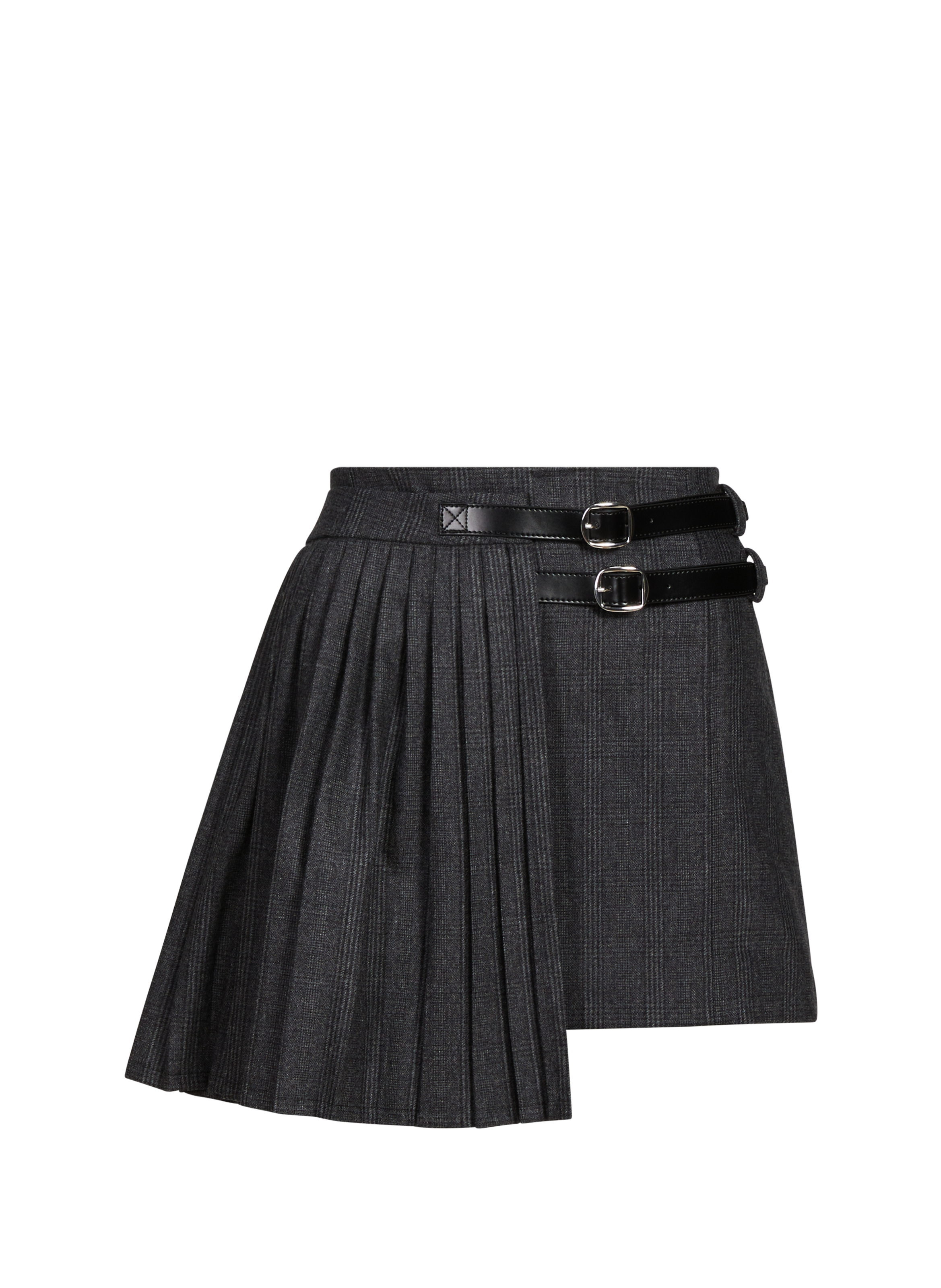 COPERNI Jupe asymétrique en laine Gris