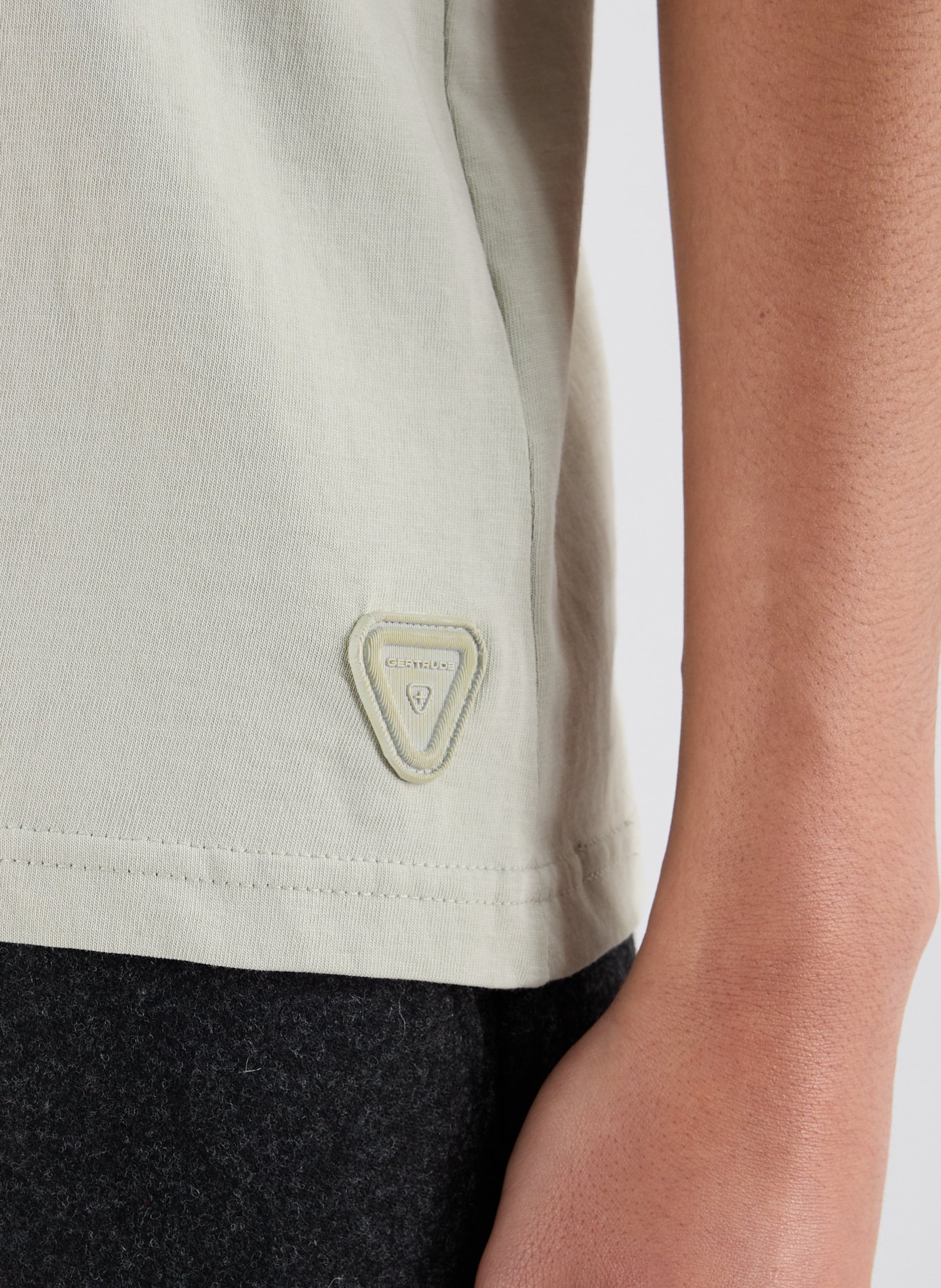 T-shirt à imprimé en coton GERTRUDE ET GASTON Vert