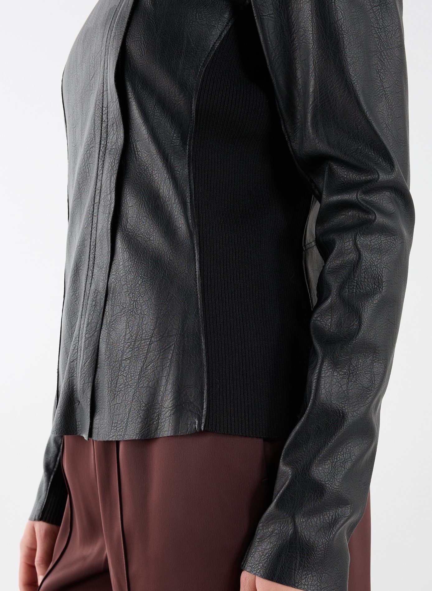 Veste asymétrique ADOLFO DOMINGUEZ Noir