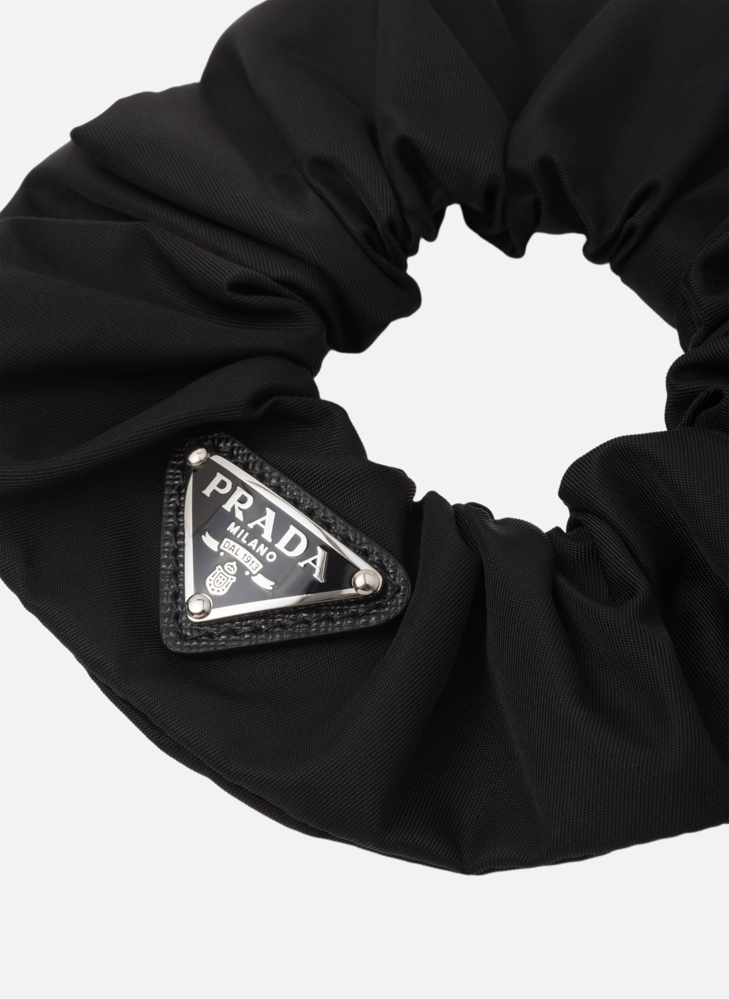 Chouchou en re-nylon PRADA Noir