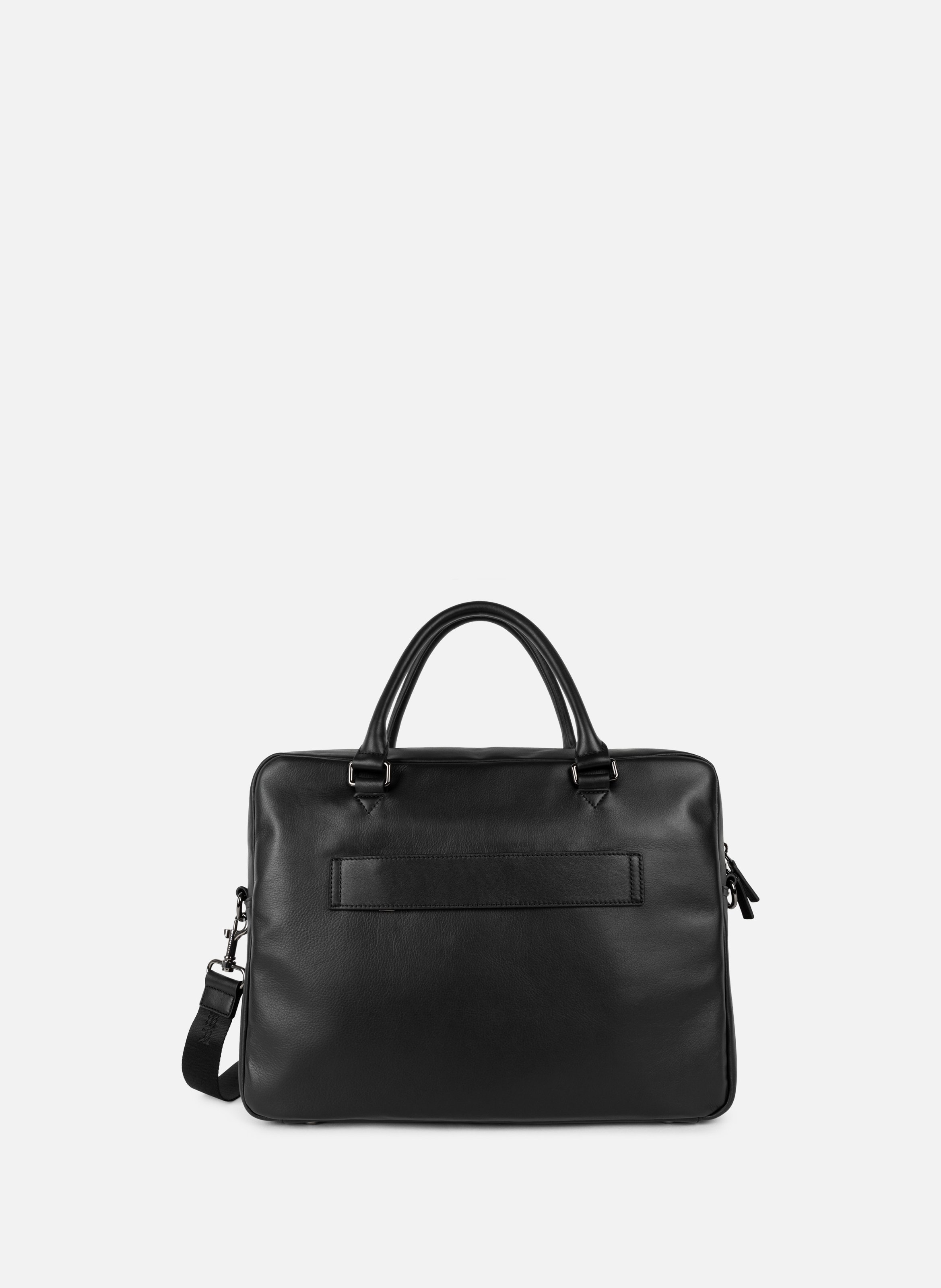 Grand porte documents - soft vintage LANCASTER Noir