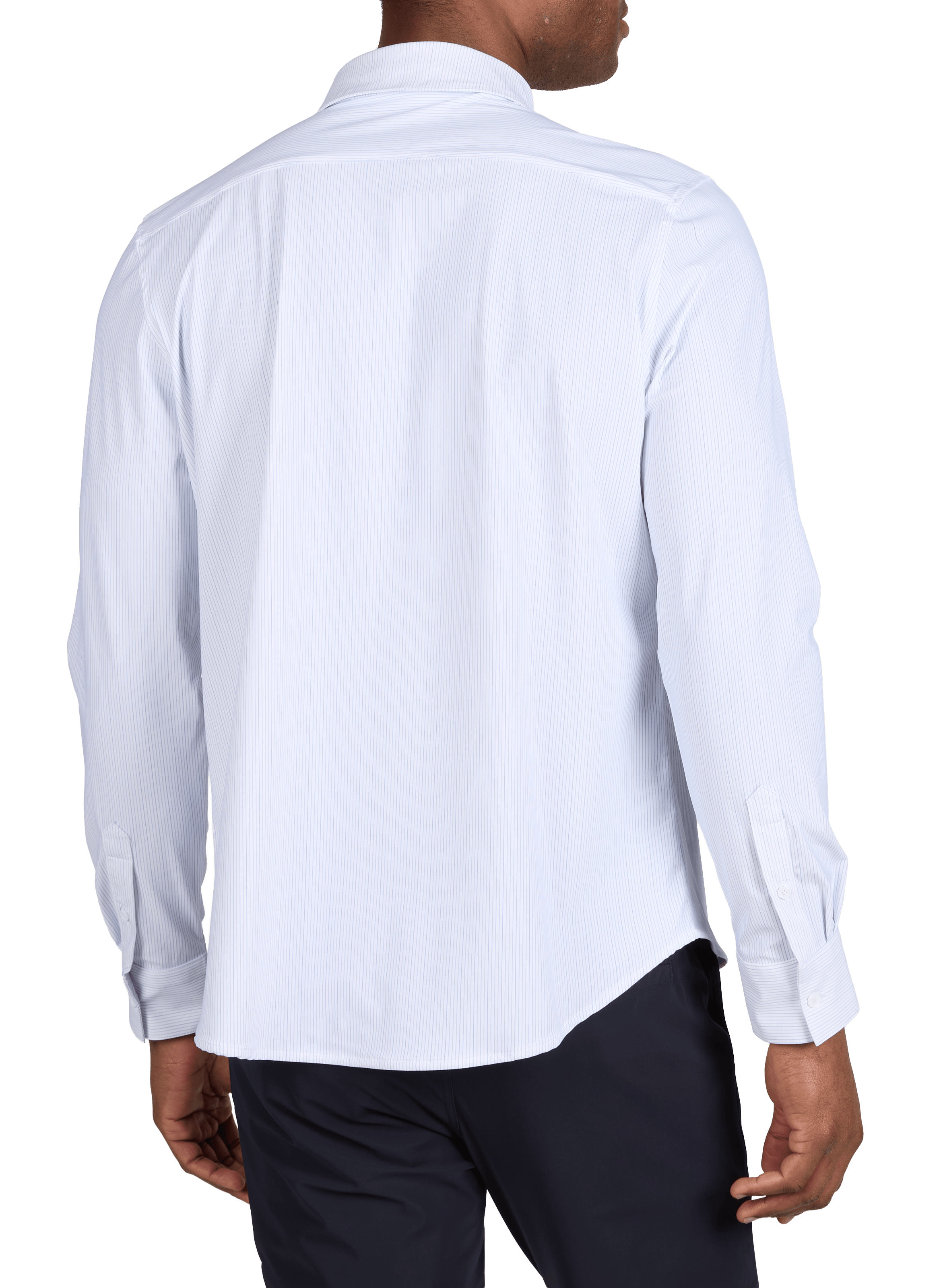 Straight striped shirt by Jean Murcie 1789 CALA Blue