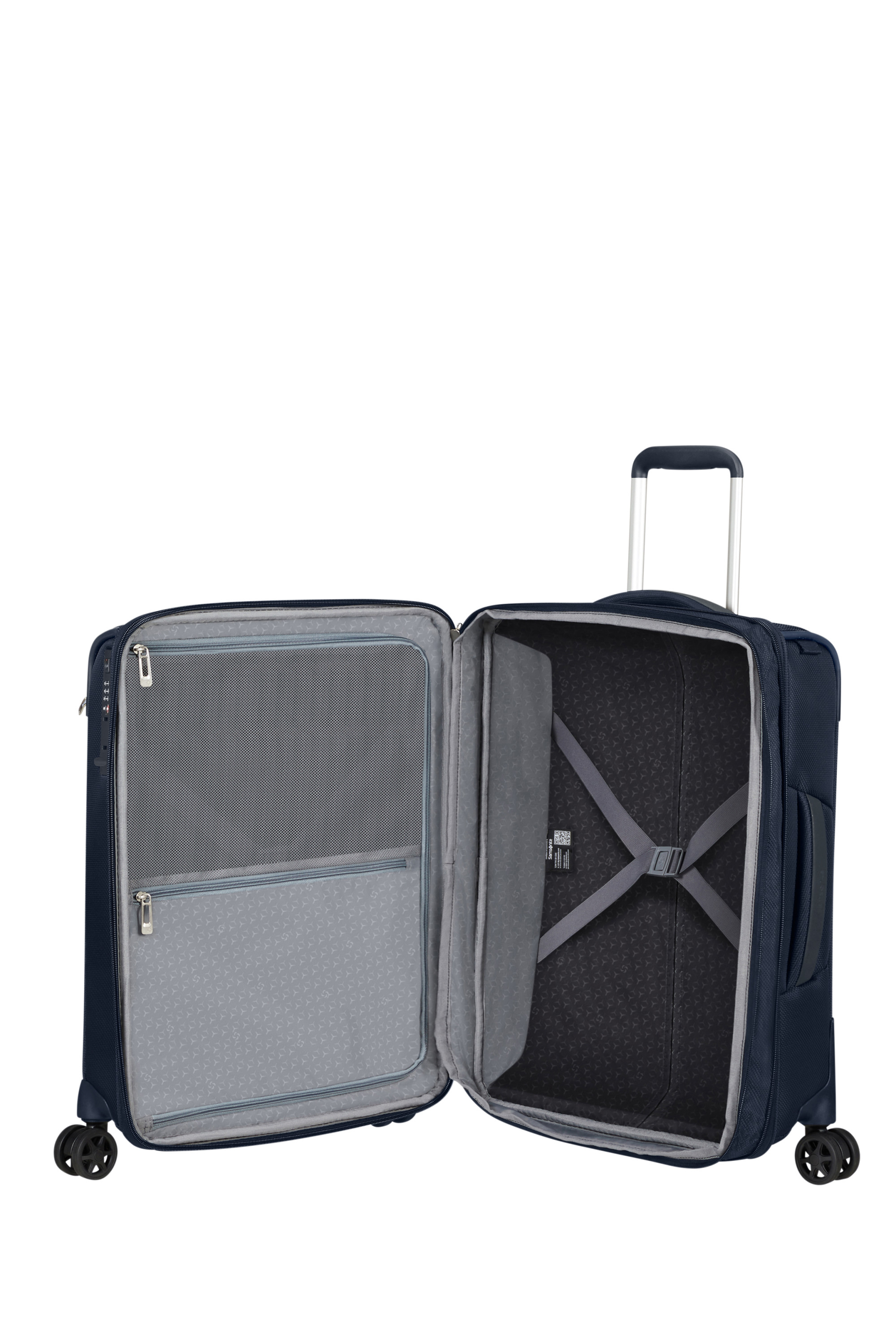 Respark valise 4 roues business case taille s SAMSONITE Bleu