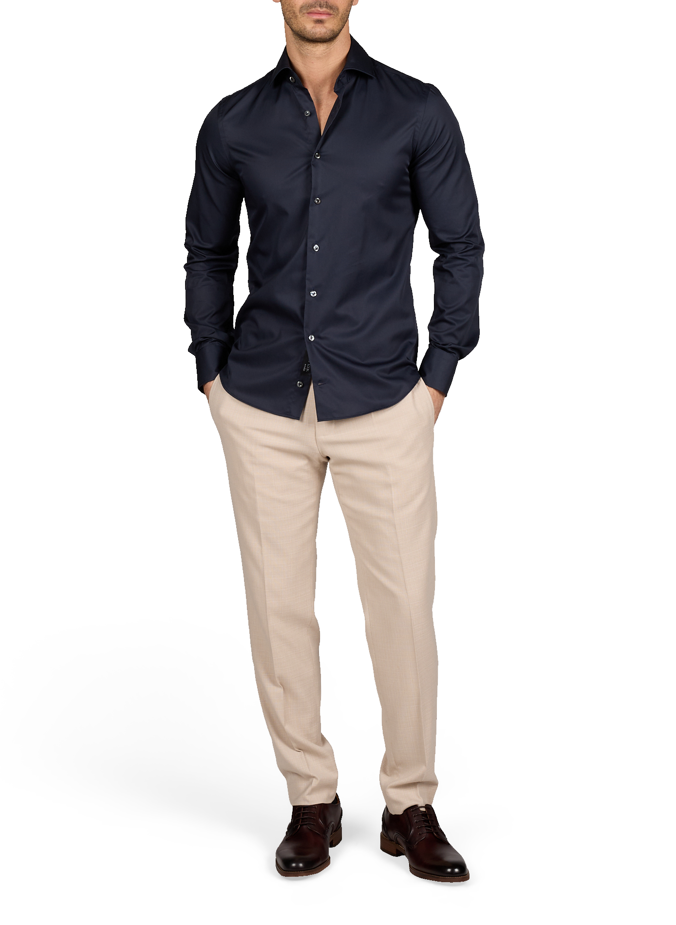 Chemise en coton VAN LAACK Bleu