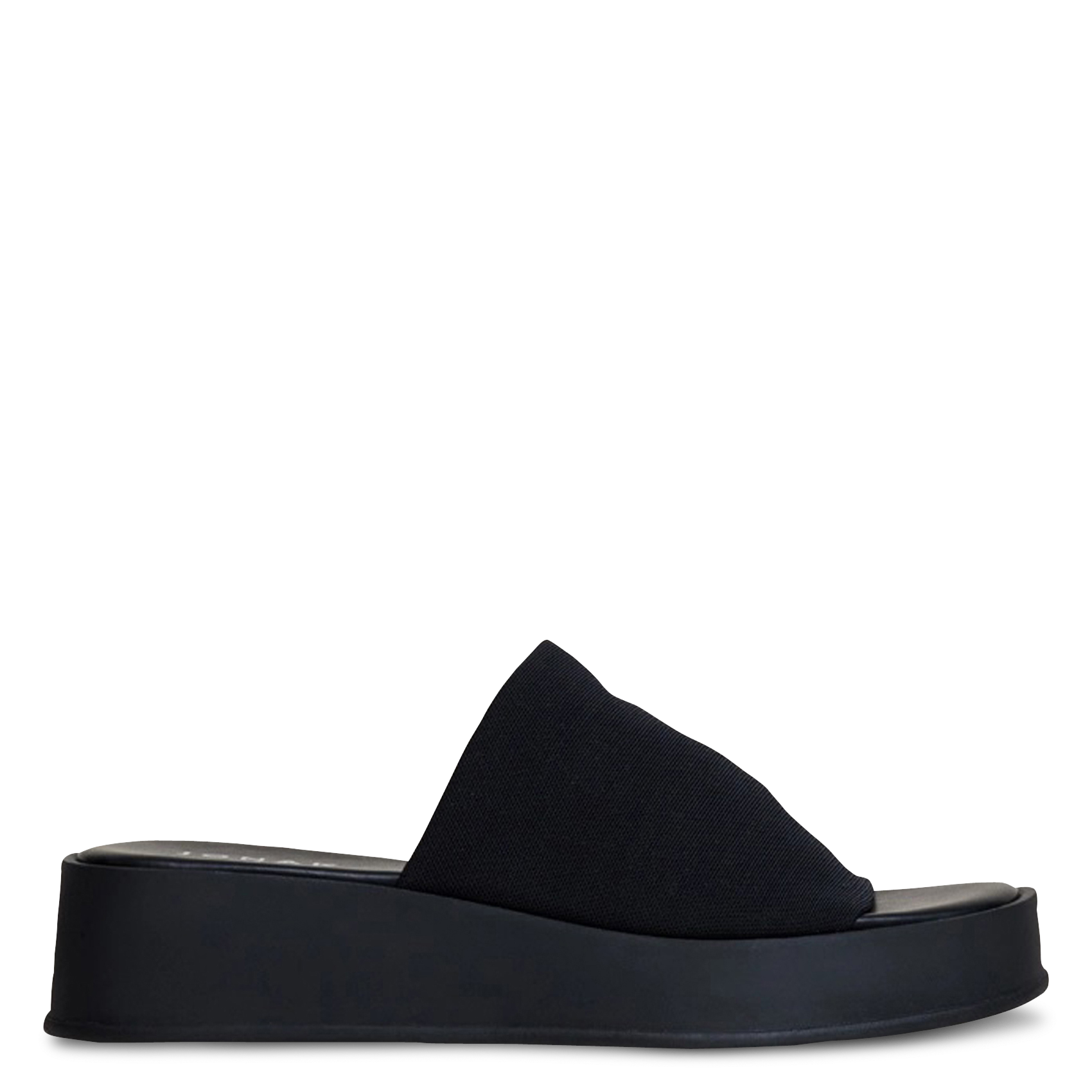 Mules compensées en toile evann JONAK Noir