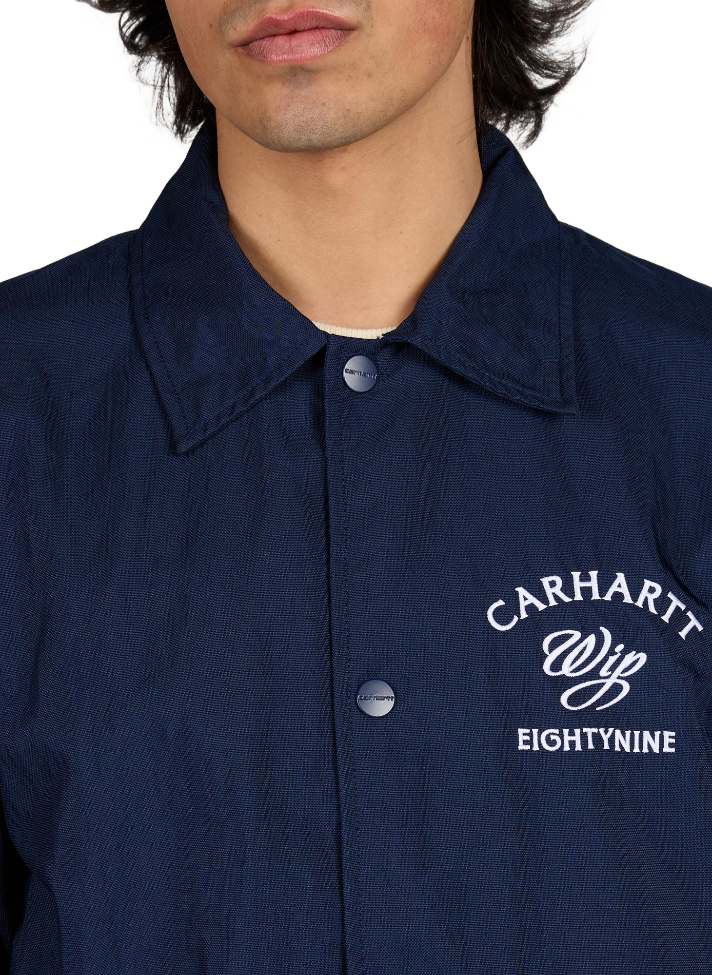 Embroidered Lightweight Jacket Eightynine CARHARTT WIP Blue