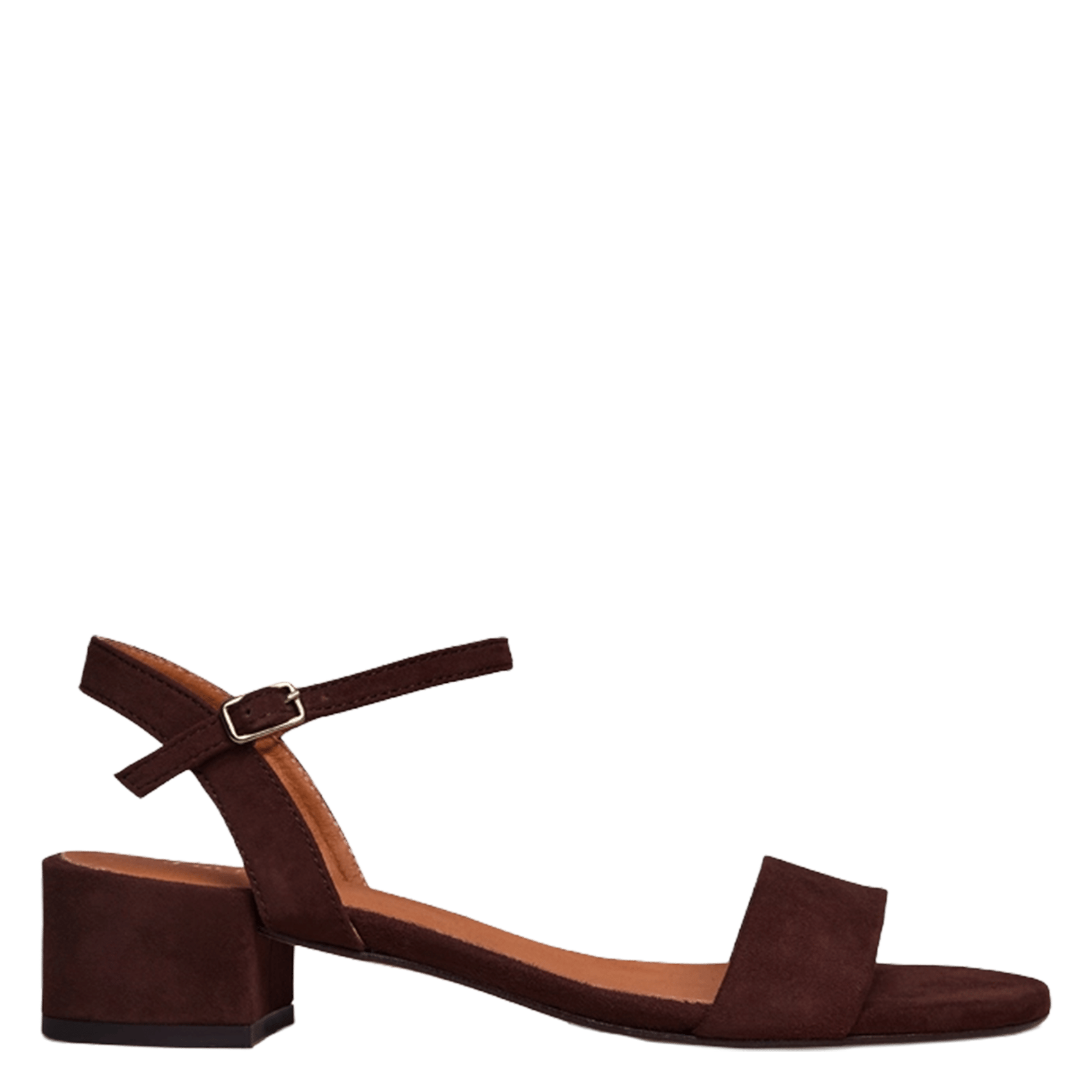 Sandales en cuir via JONAK Marron