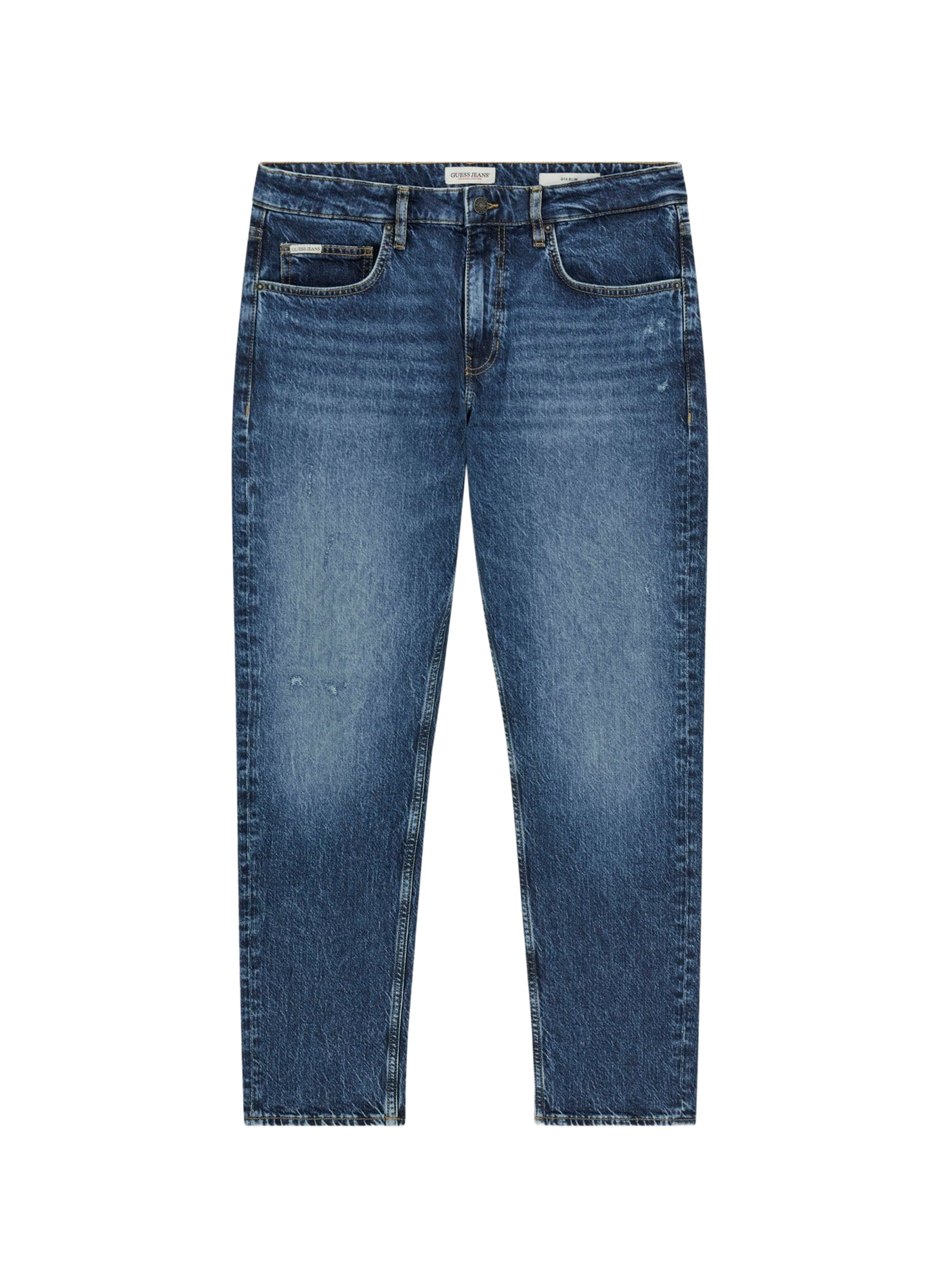 Slightly faded denim jeans in a cotton blend GUESS Blue