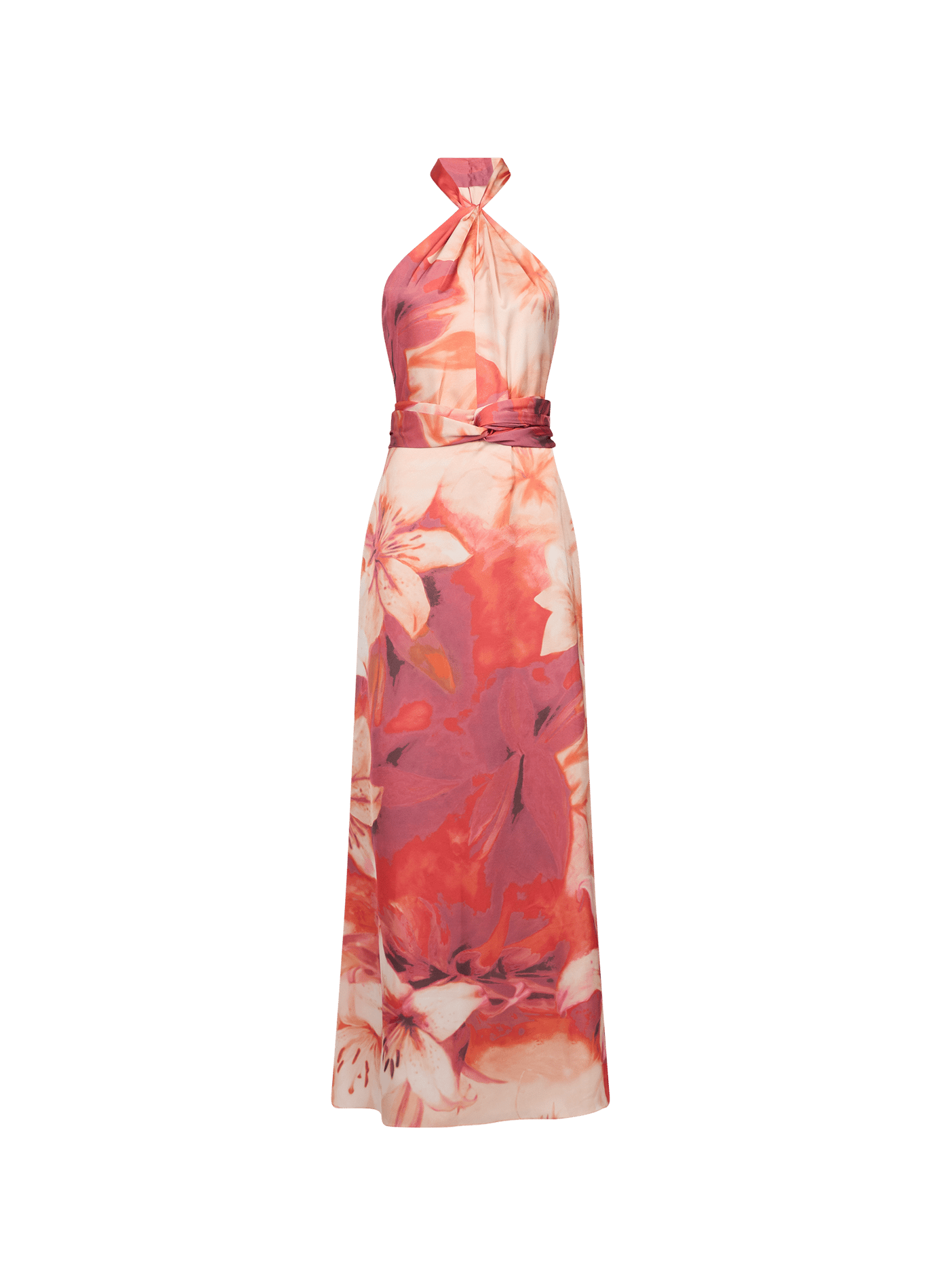 Robe Estela à imprimé fleuri GUESS Pink